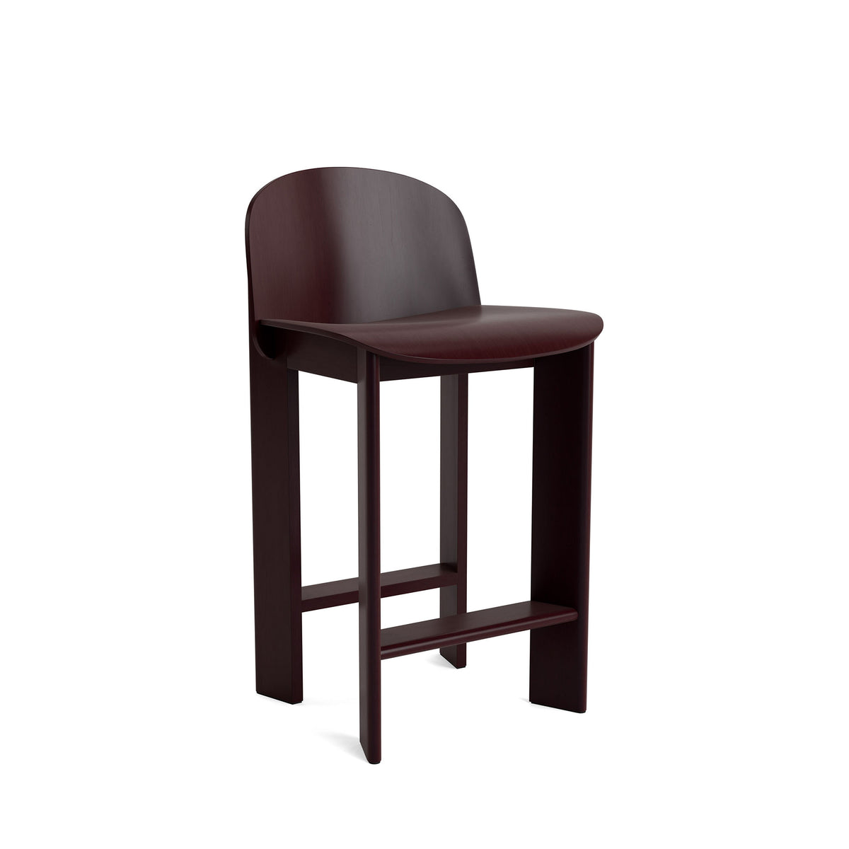 Chisel 35 Bar Stool Low, scaun de bar din lemn H65