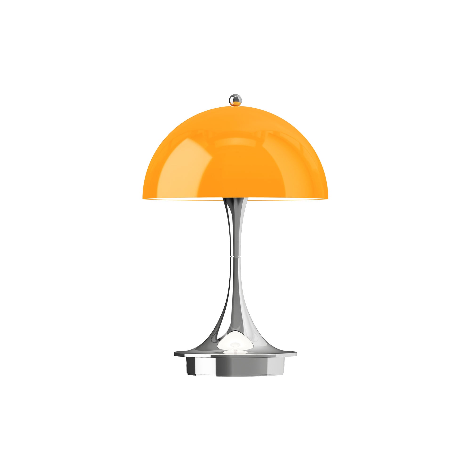 Panthella 160 Portable The Originals, lampă portabilă cu bază cromată