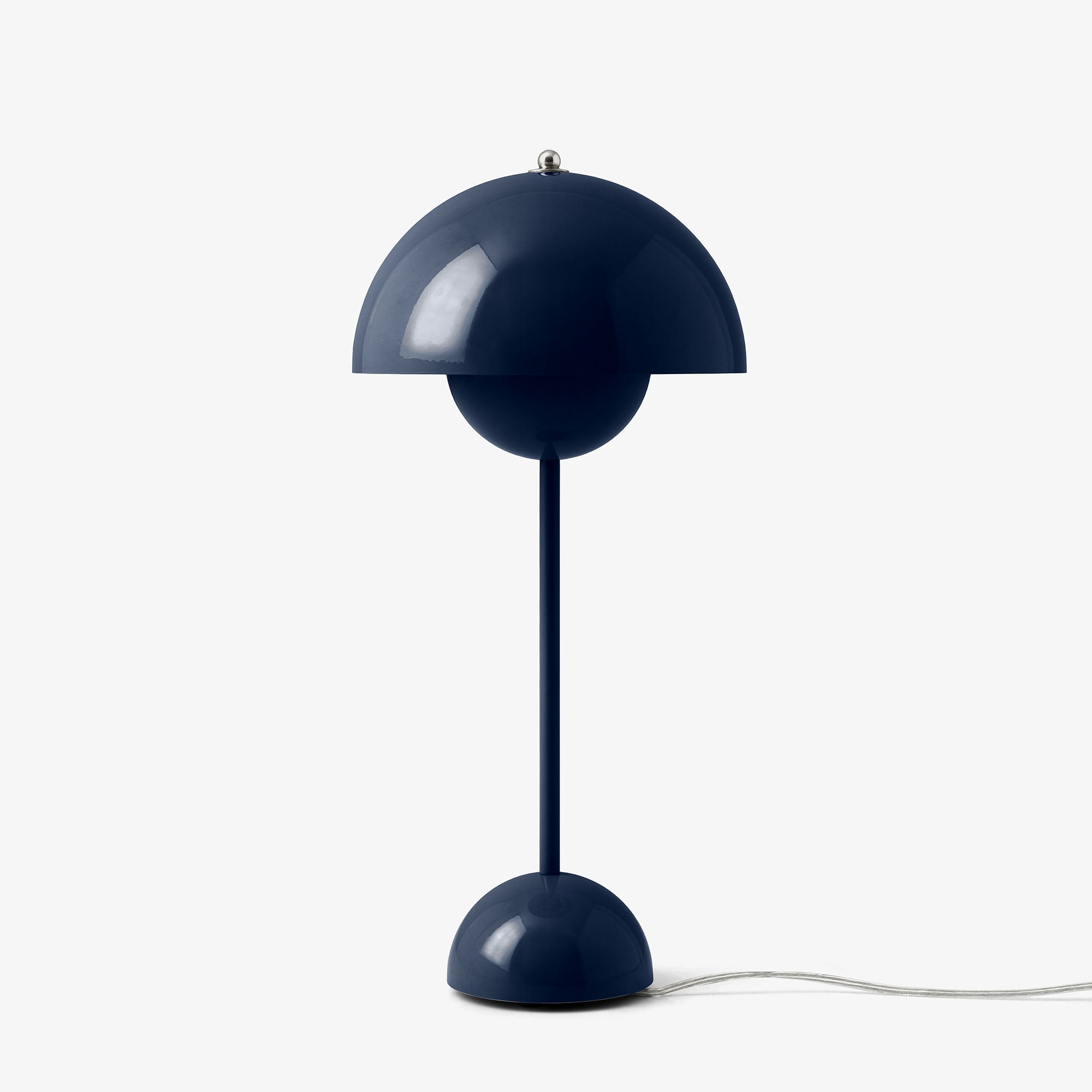 Flowerpot VP3 Steel Blue, lampă de masă