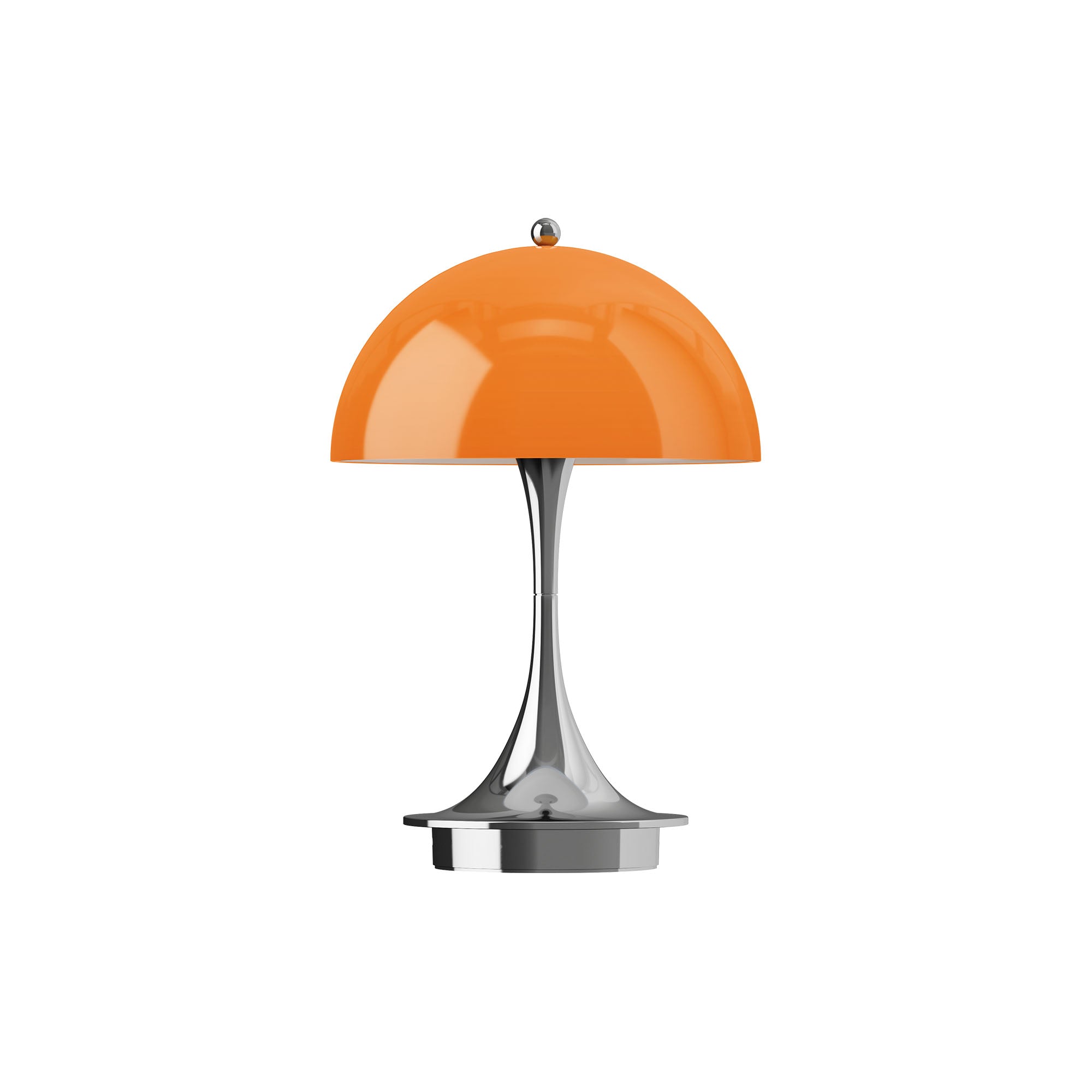 Panthella 160 Portable The Originals, lampă portabilă cu bază cromată