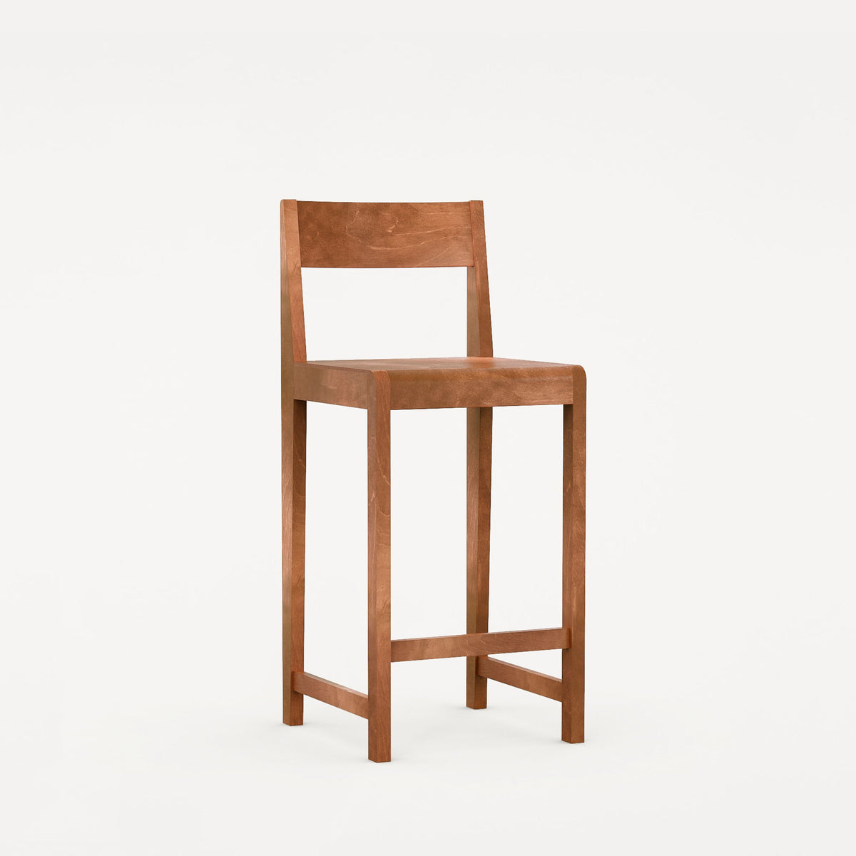 Bar Chair 01, scaun de bar din lemn H65 cm