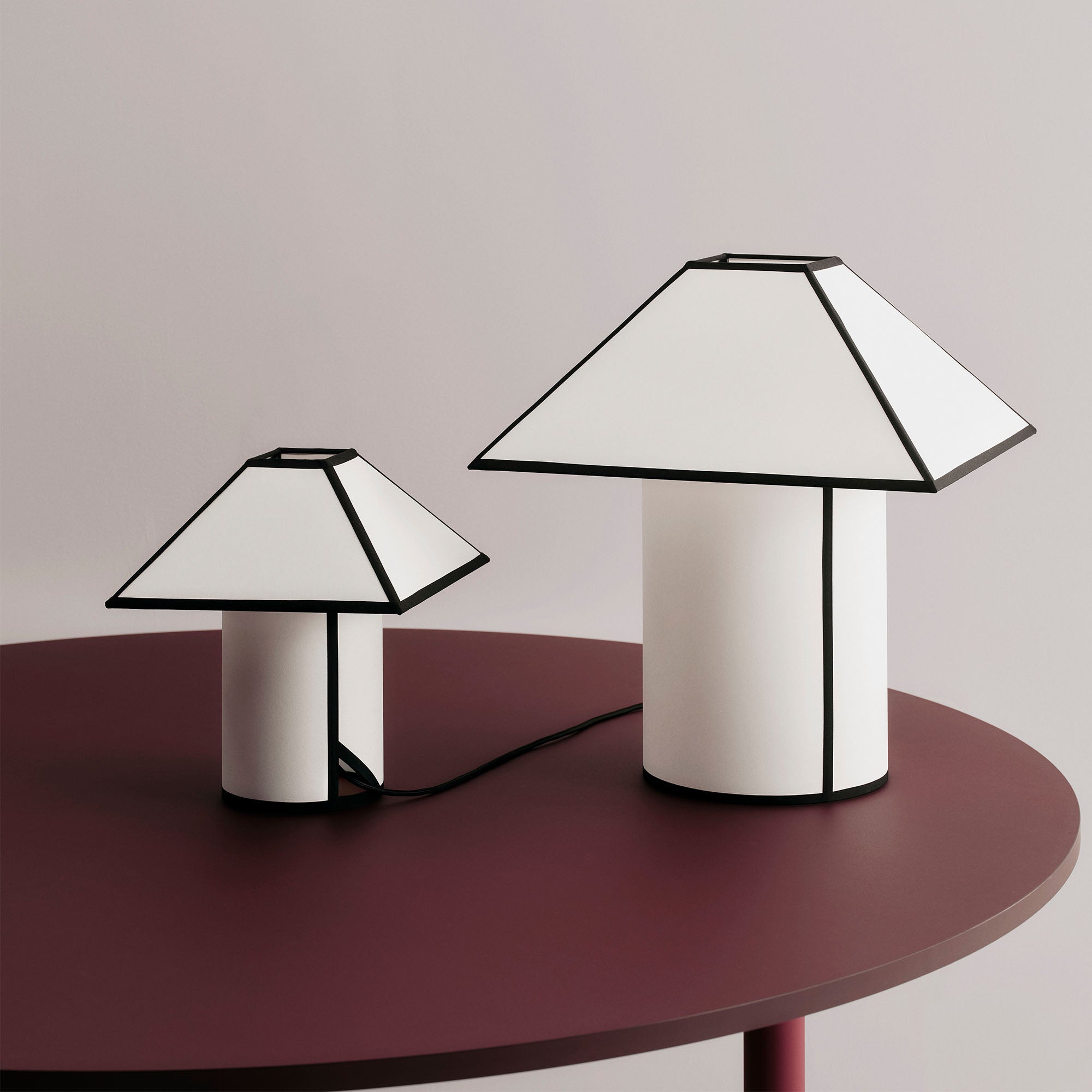 Ava Pyramid Table Lamp, lampă de masă 29 cm