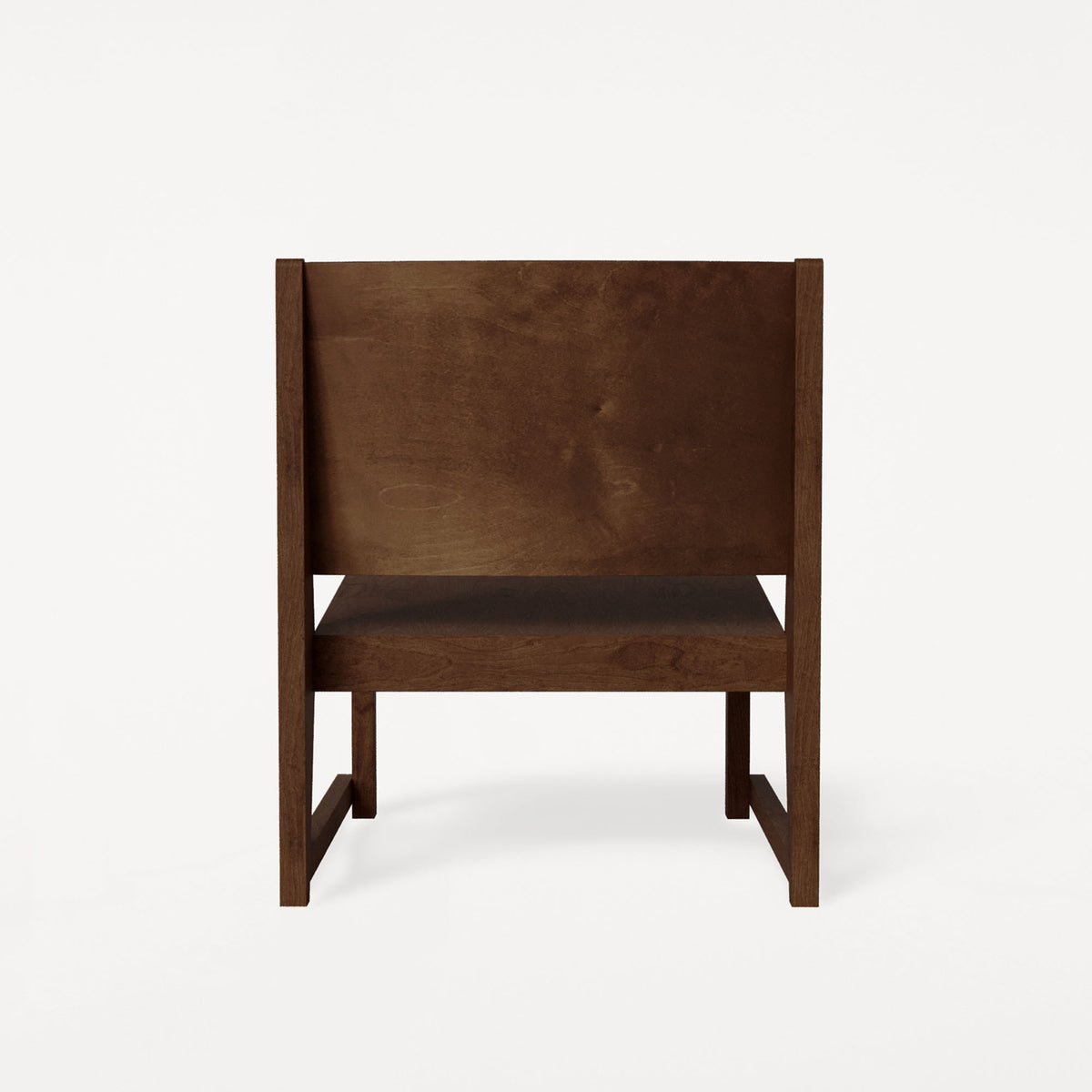 Easy Chair 01, fotoliu din lemn fără cotiere