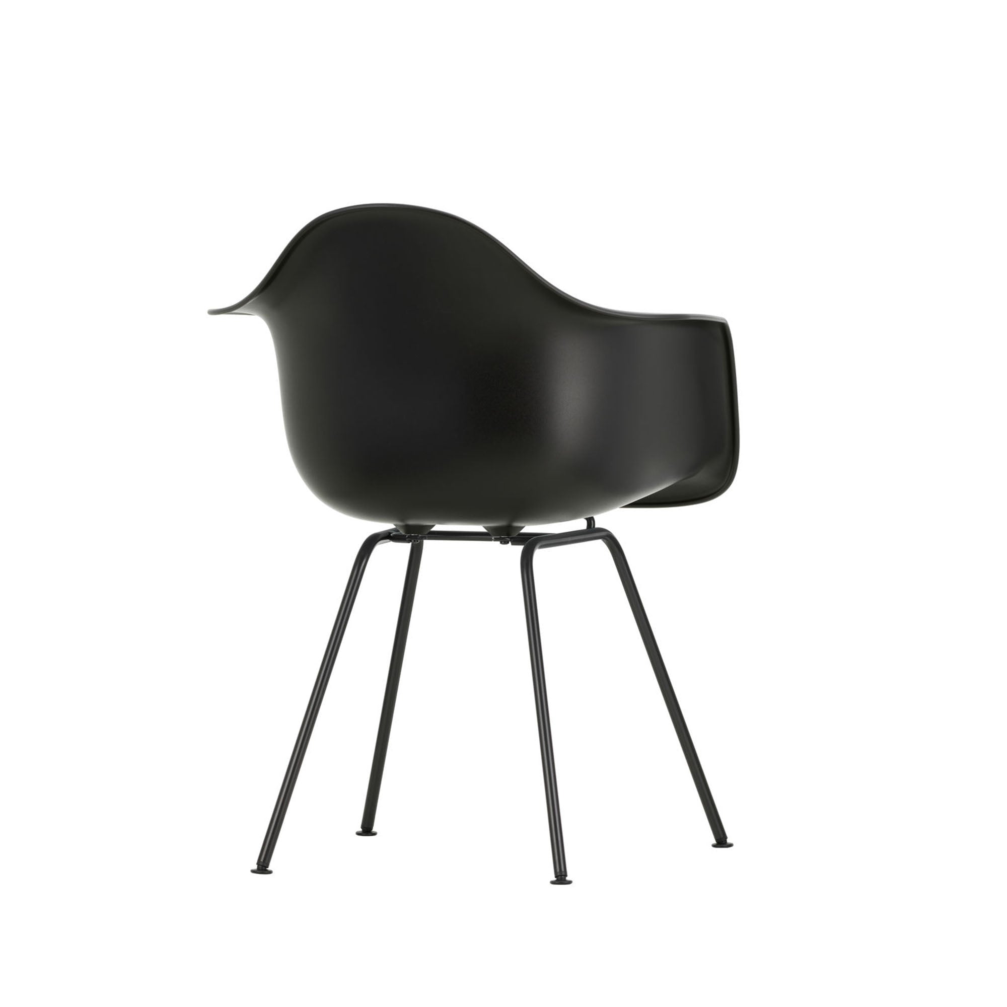 Eames Plastic RE DAX scaun cu baza neagră