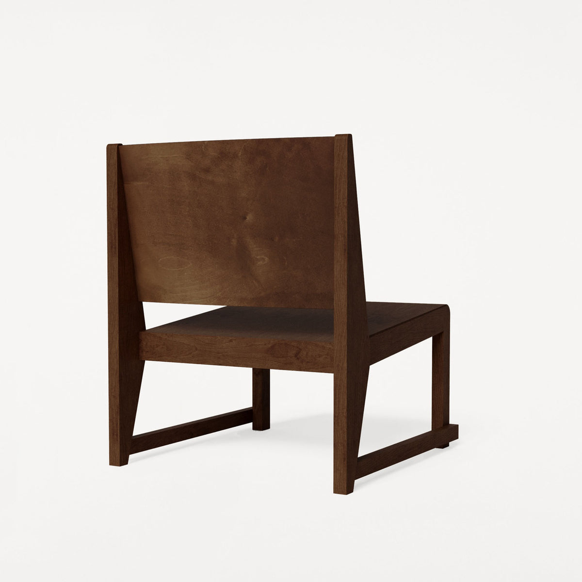 Easy Chair 01, fotoliu din lemn fără cotiere