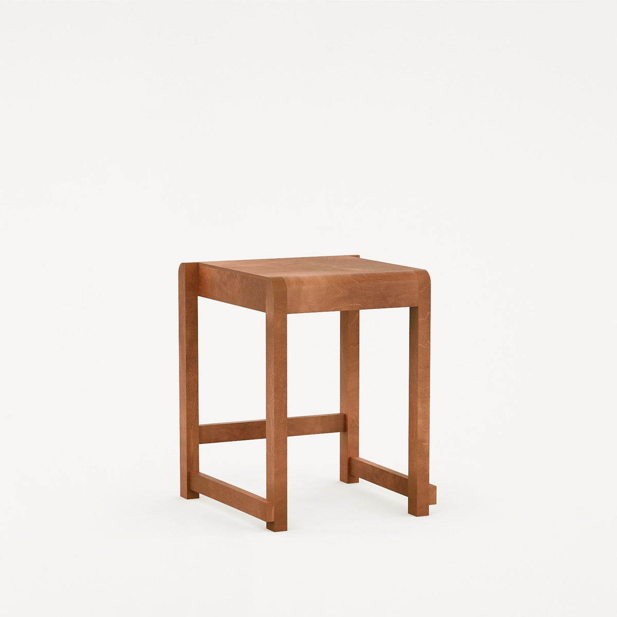 Low Stool 01, taburet din lemn