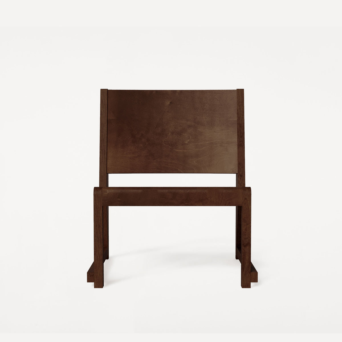 Easy Chair 01, fotoliu din lemn fără cotiere