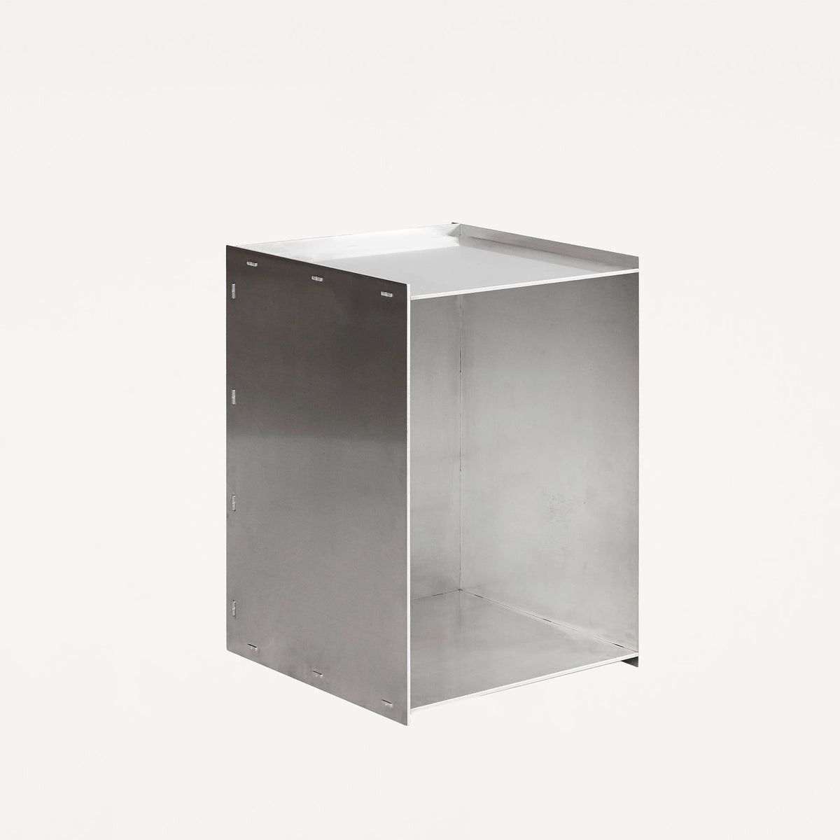 Rivet Box Table Aluminium, măsuță ocazională
