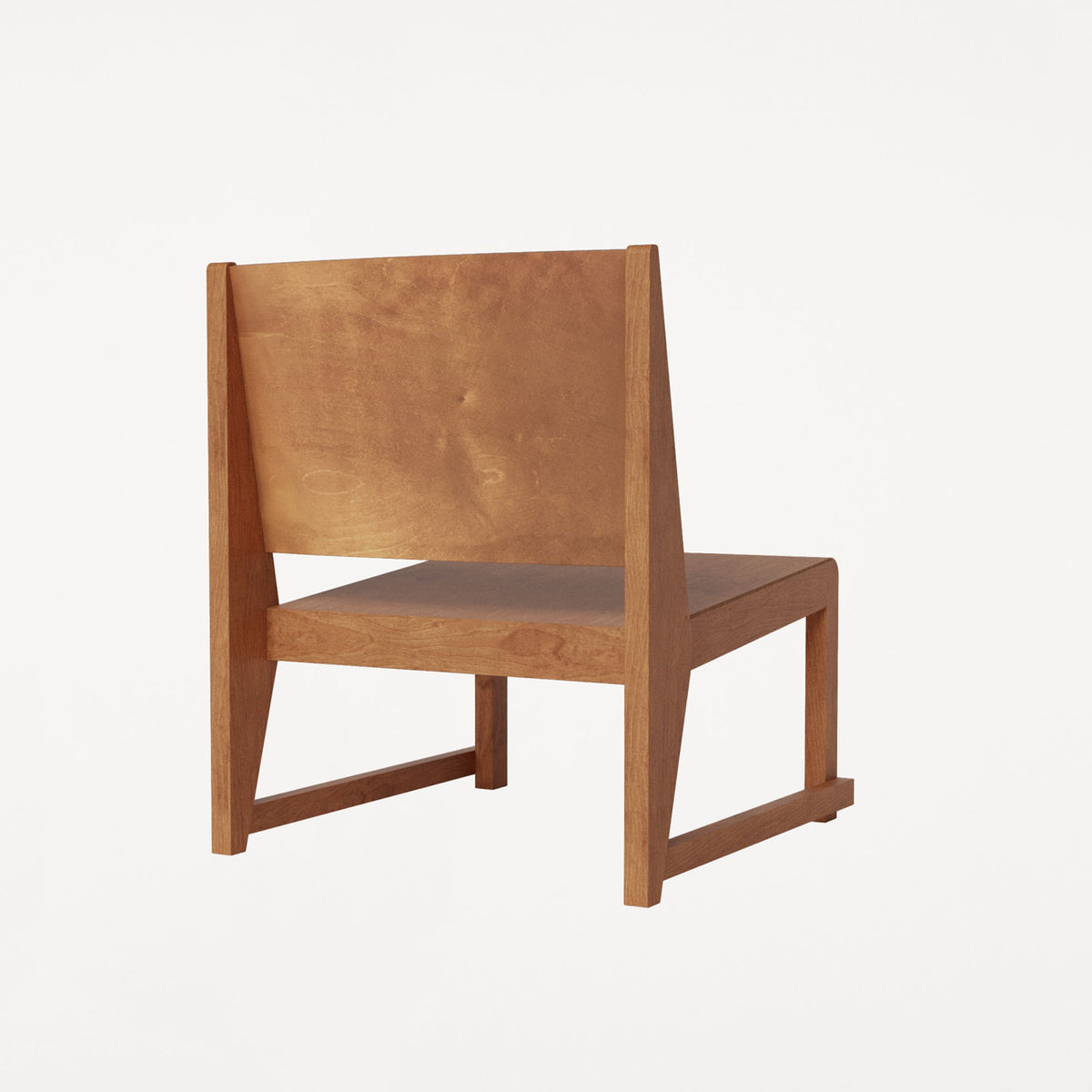 Easy Chair 01, fotoliu din lemn fără cotiere