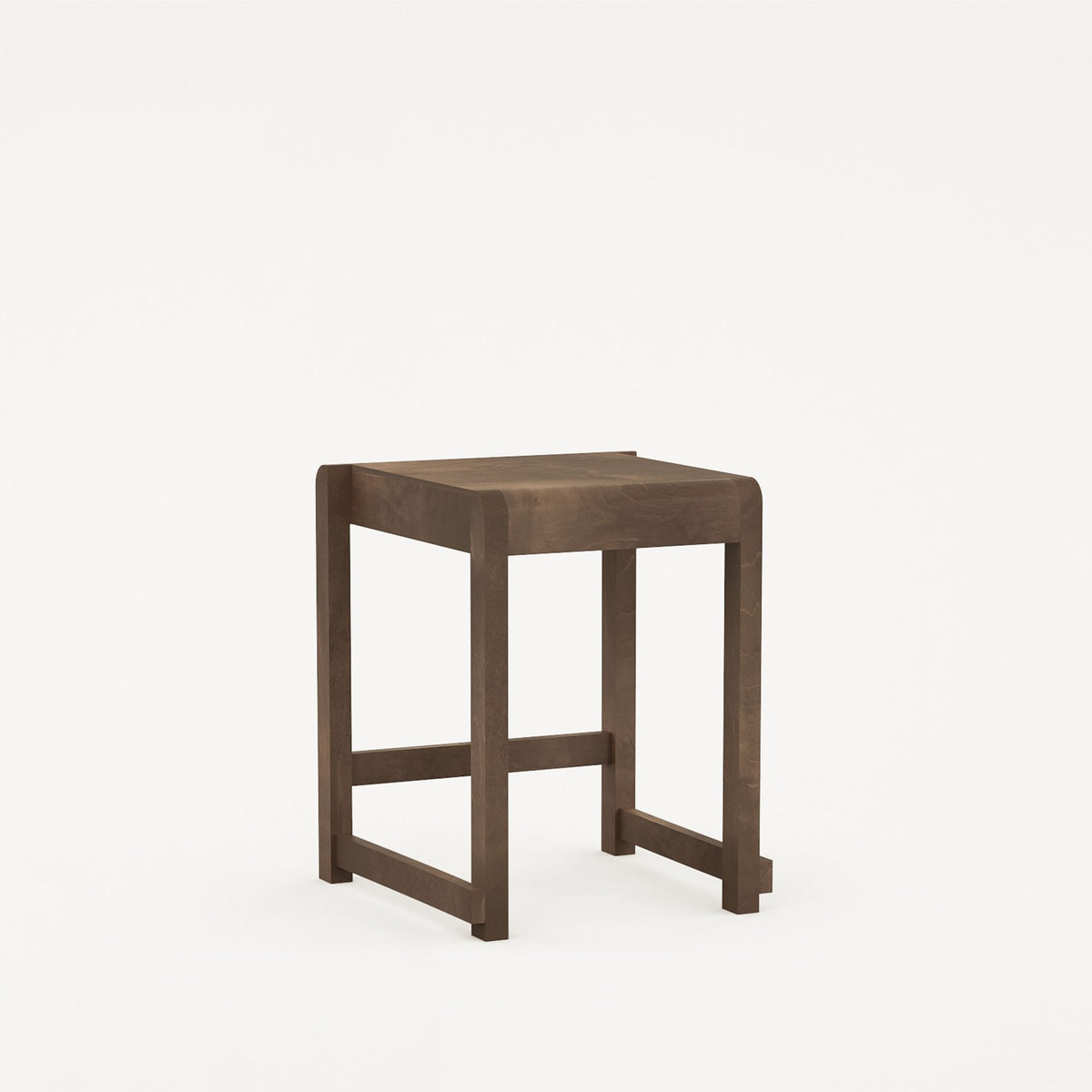 Low Stool 01, taburet din lemn