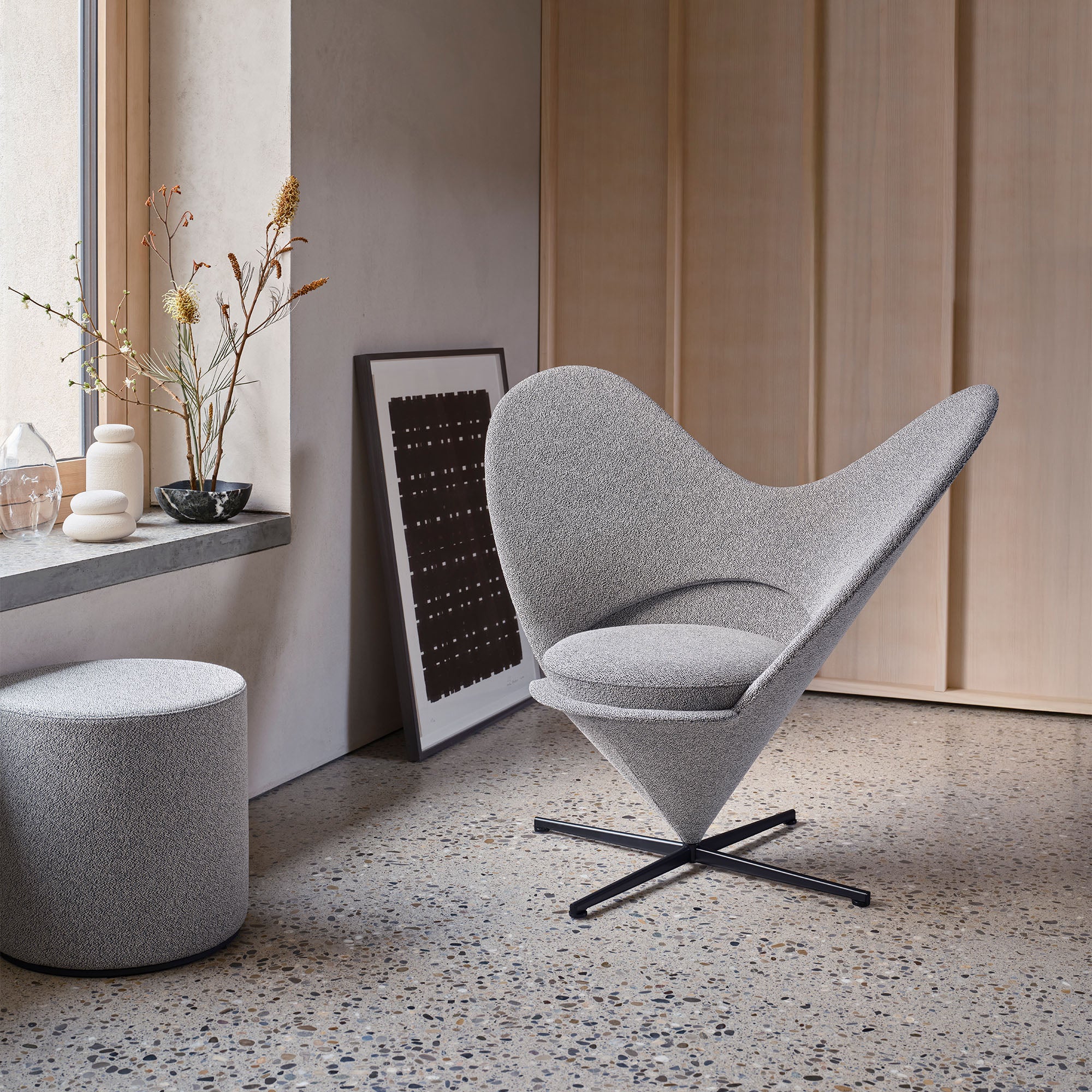Visiona Stool, puf Ø42 cm