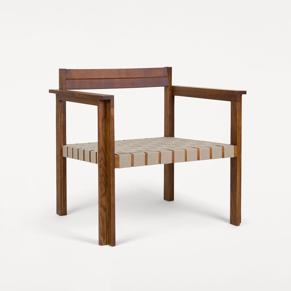 Symmetry Easy Chair, fotoliu din lemn cu cotiere