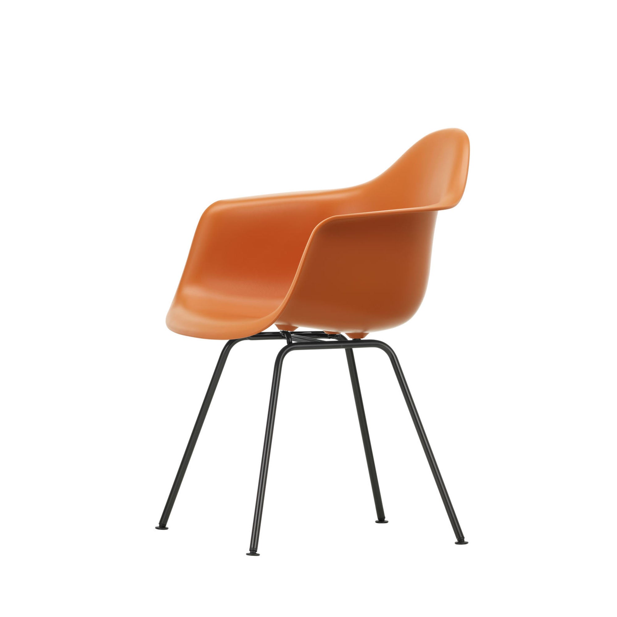 Eames Plastic RE DAX scaun cu baza neagră