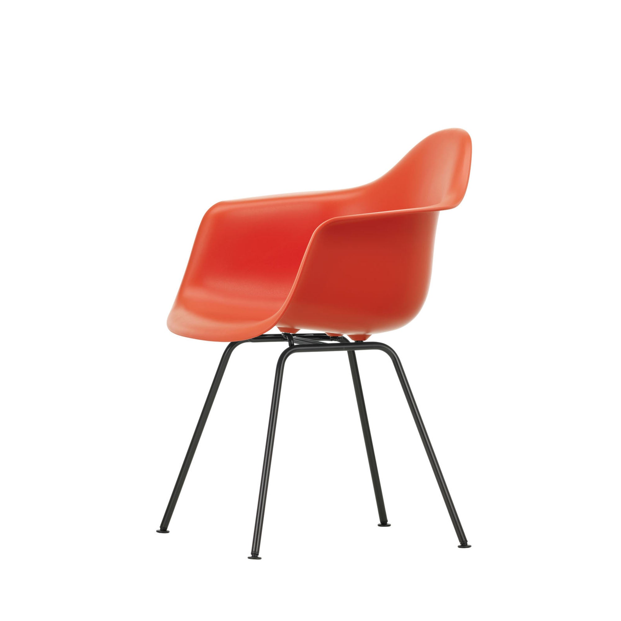 Eames Plastic RE DAX scaun cu baza neagră