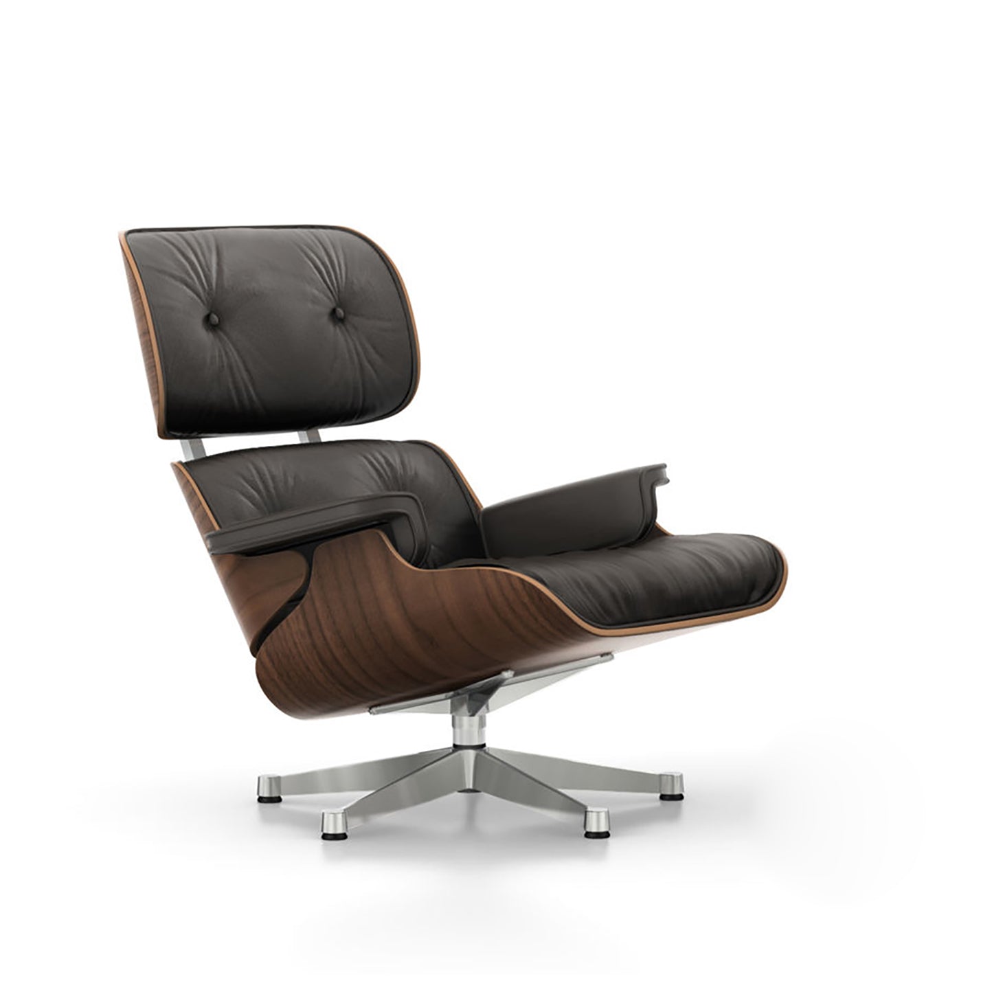 Eames Lounge Chair (lemn de nuc)
