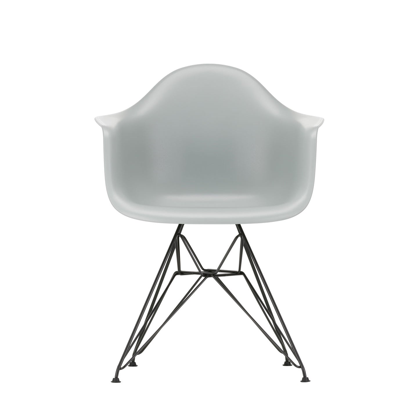 Eames Plastic RE DAR scaun cu baza neagră