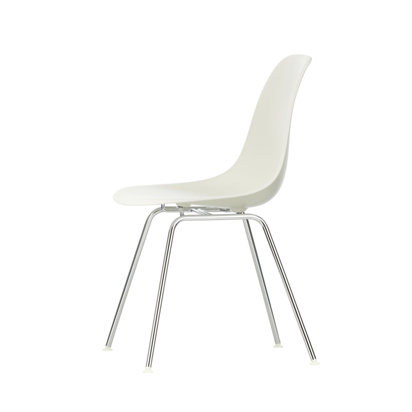 Eames Plastic RE DSX scaun cu baza cromată