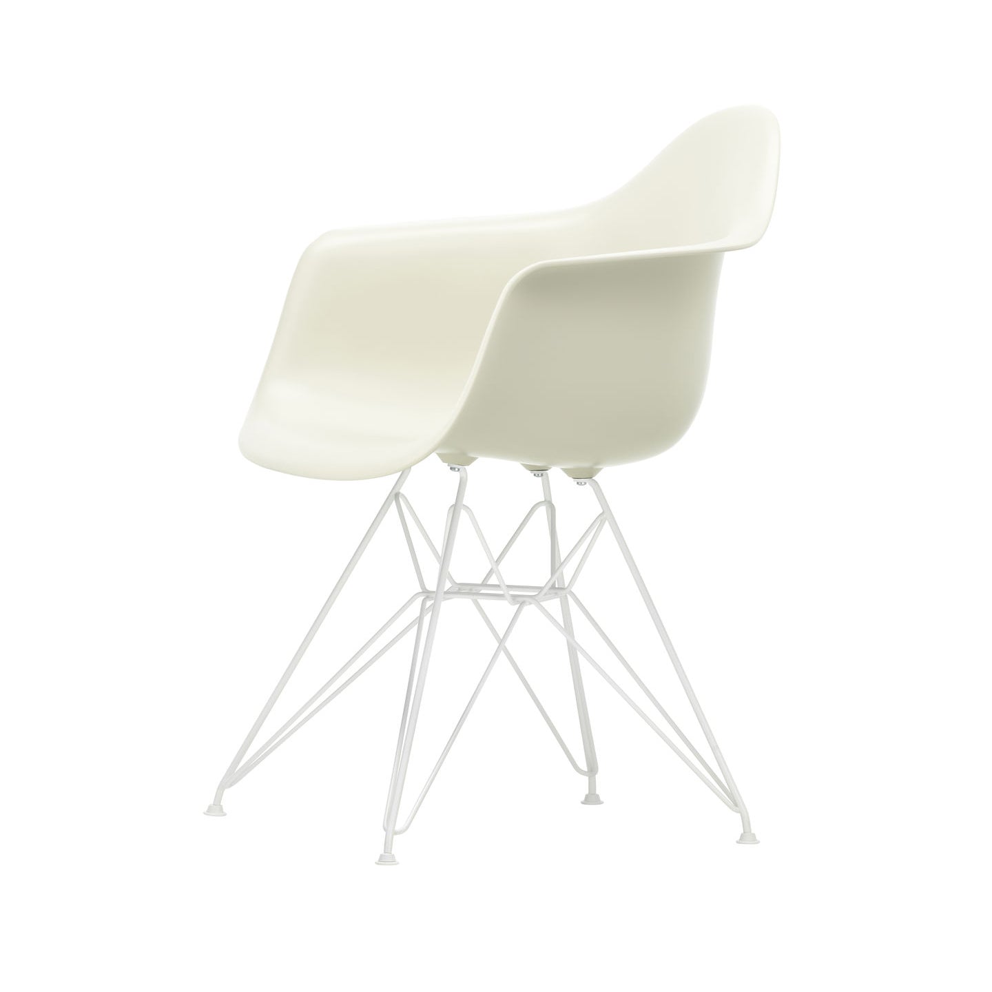 Eames Plastic DAR scaun cu bază albă