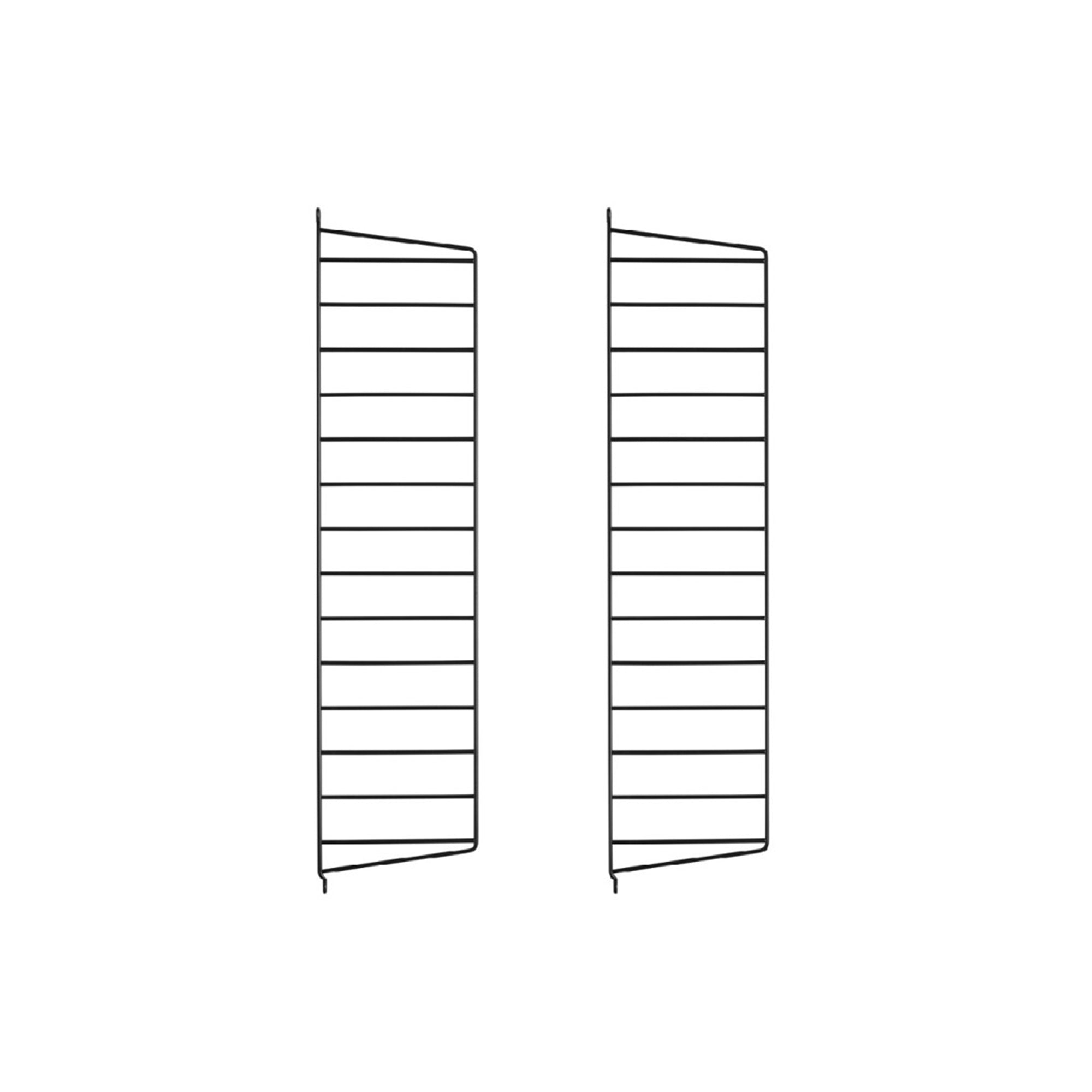 Element de susținere vertical metalic 75 x 20 cm, set de 2