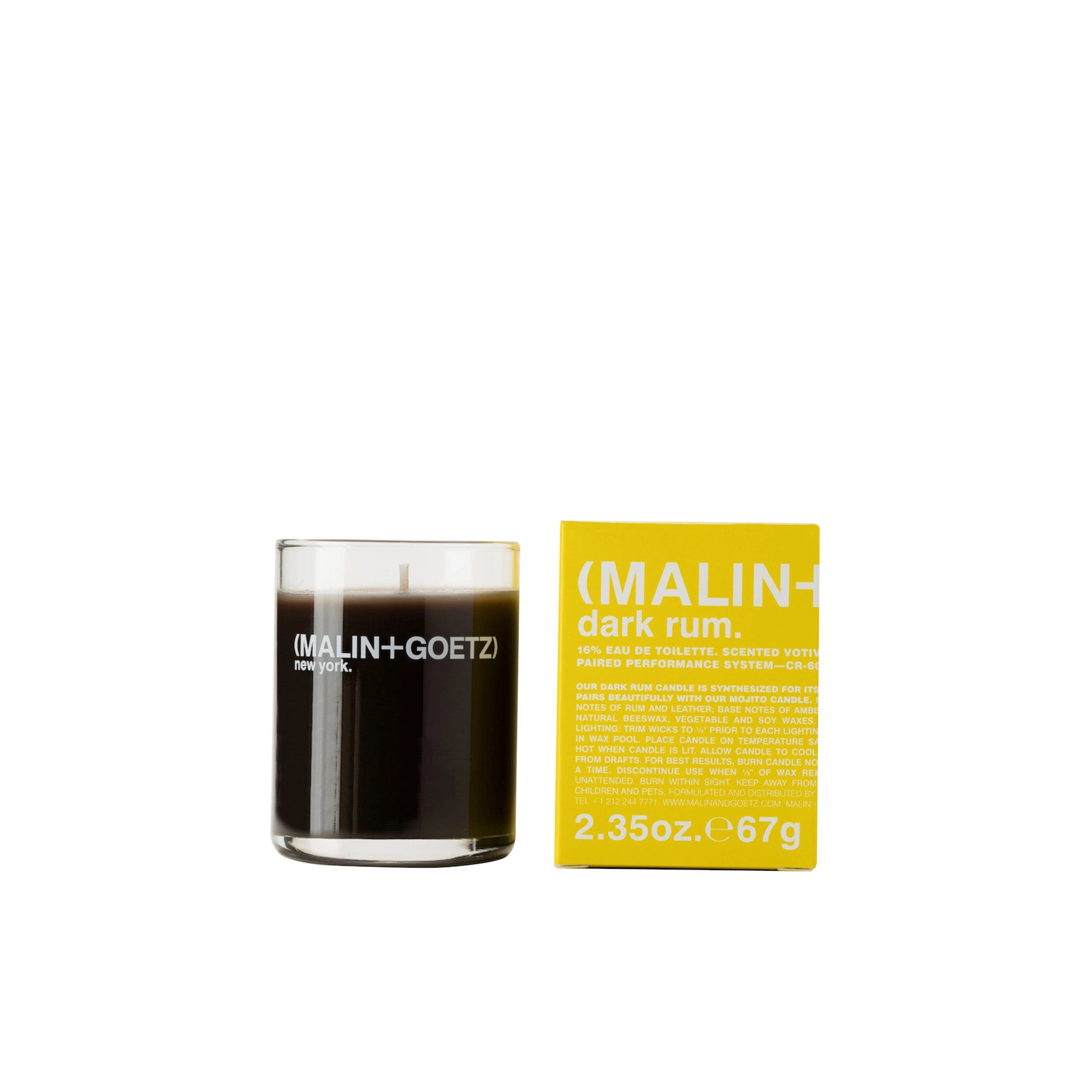 Dark Rum Votive Candle, lumânare parfumată mică