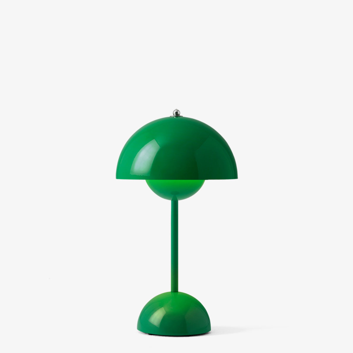 Flowerpot VP9 Signal Green, lampă portabilă