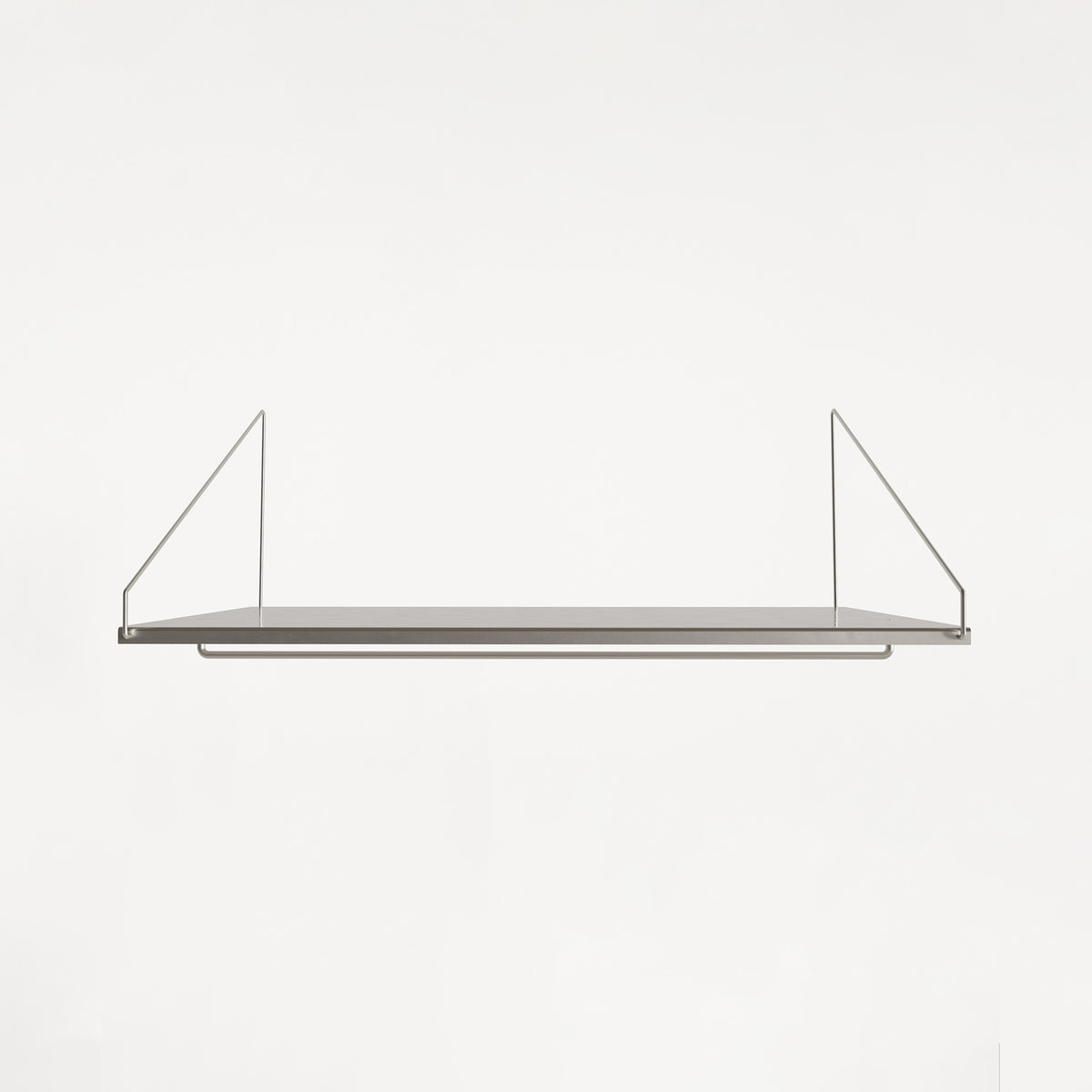 Library Shelf Stainless Steel, raft individual lungime 60 cm