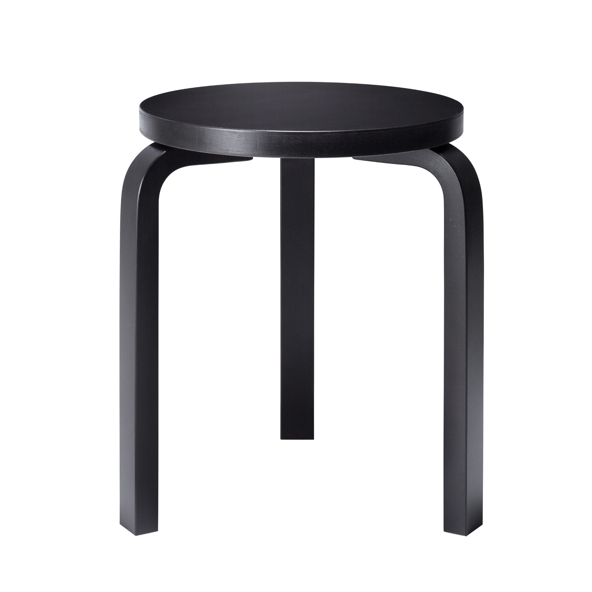 Stool 60 lăcuit negru