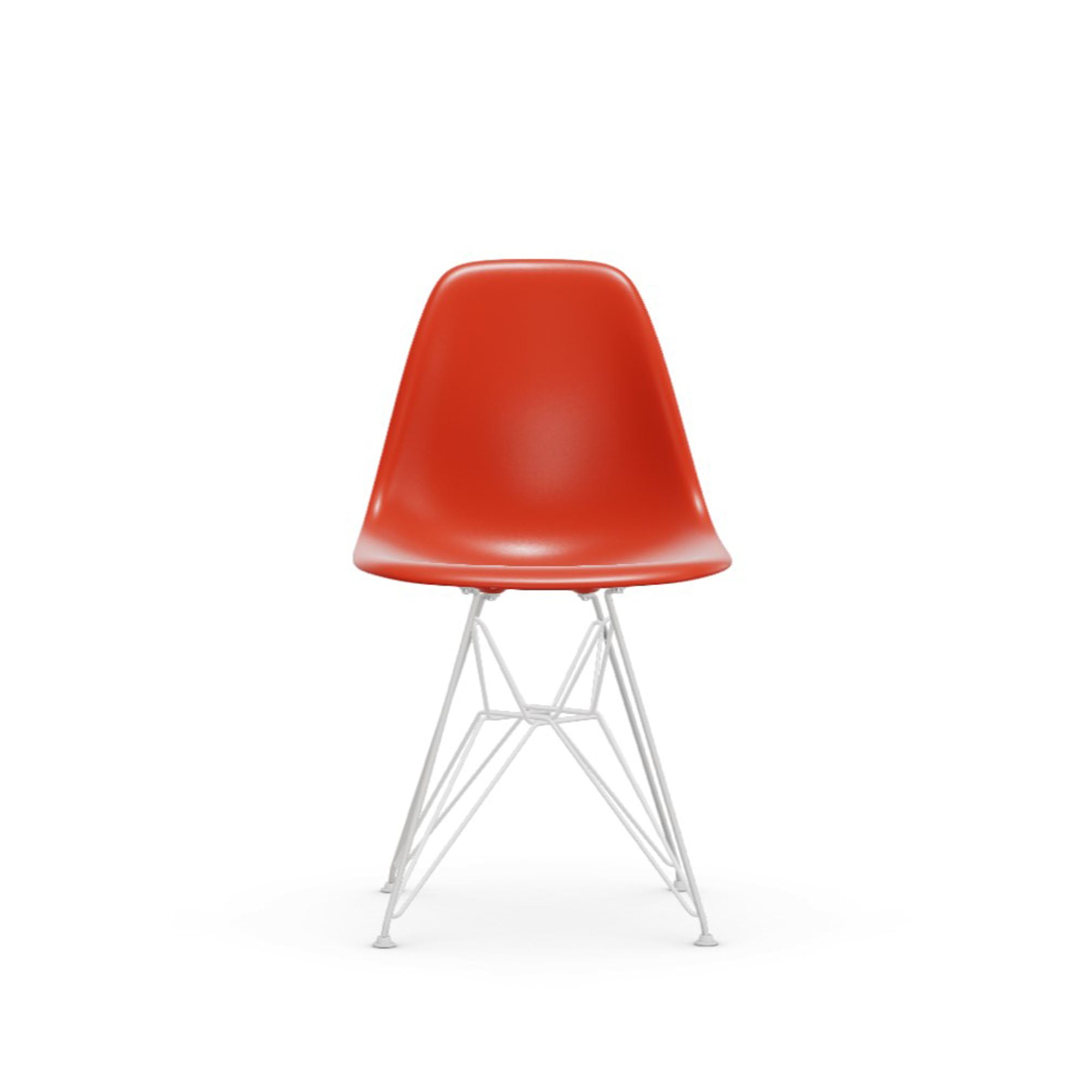 Eames Plastic RE DSR scaun cu baza albă