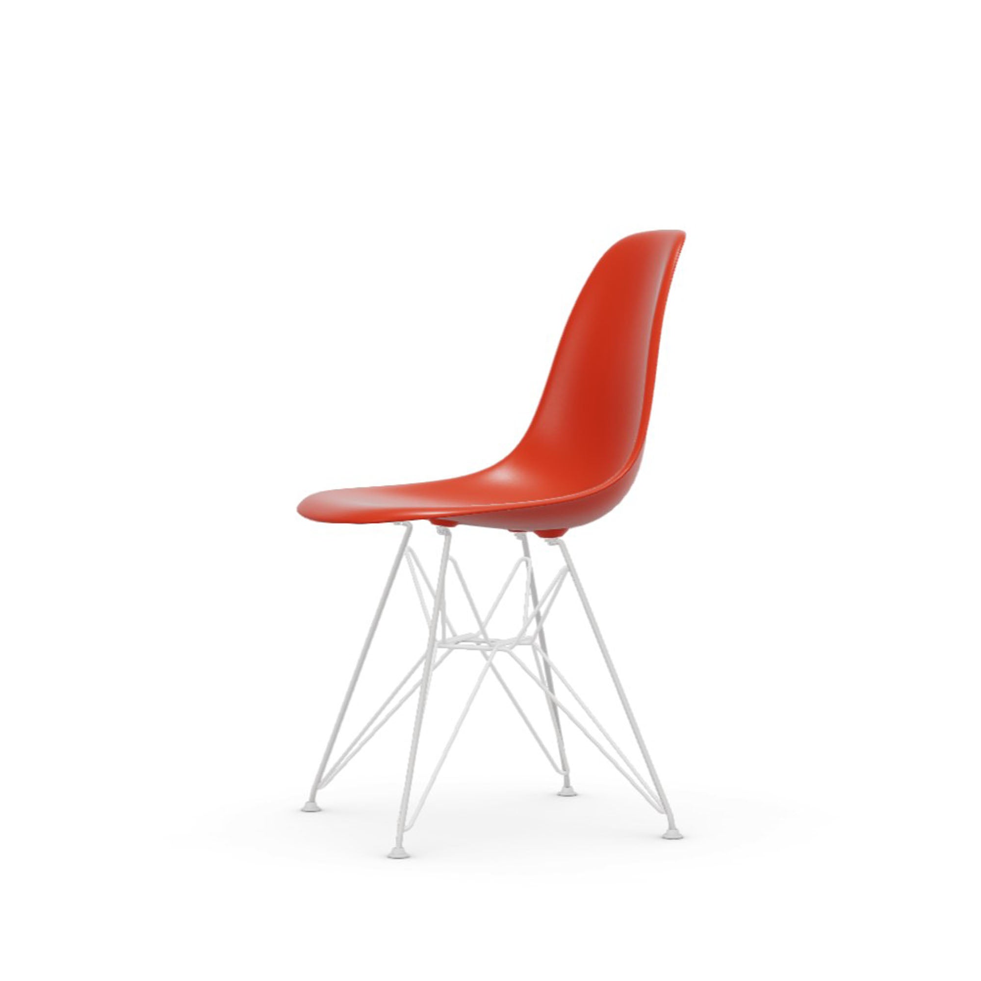 Eames Plastic RE DSR scaun cu baza albă