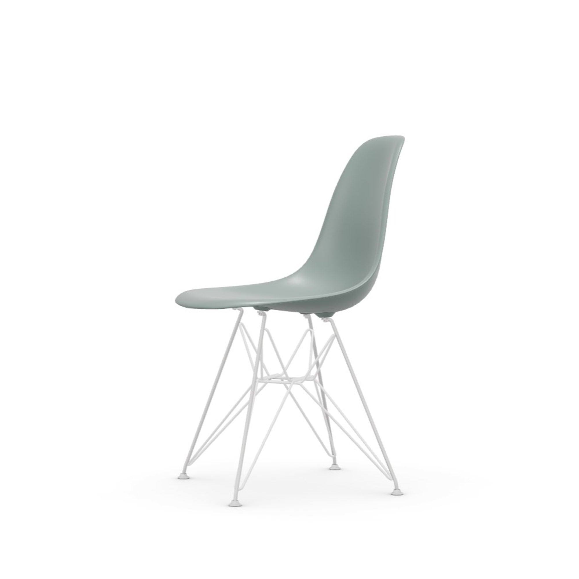 Eames Plastic RE DSR scaun cu baza albă