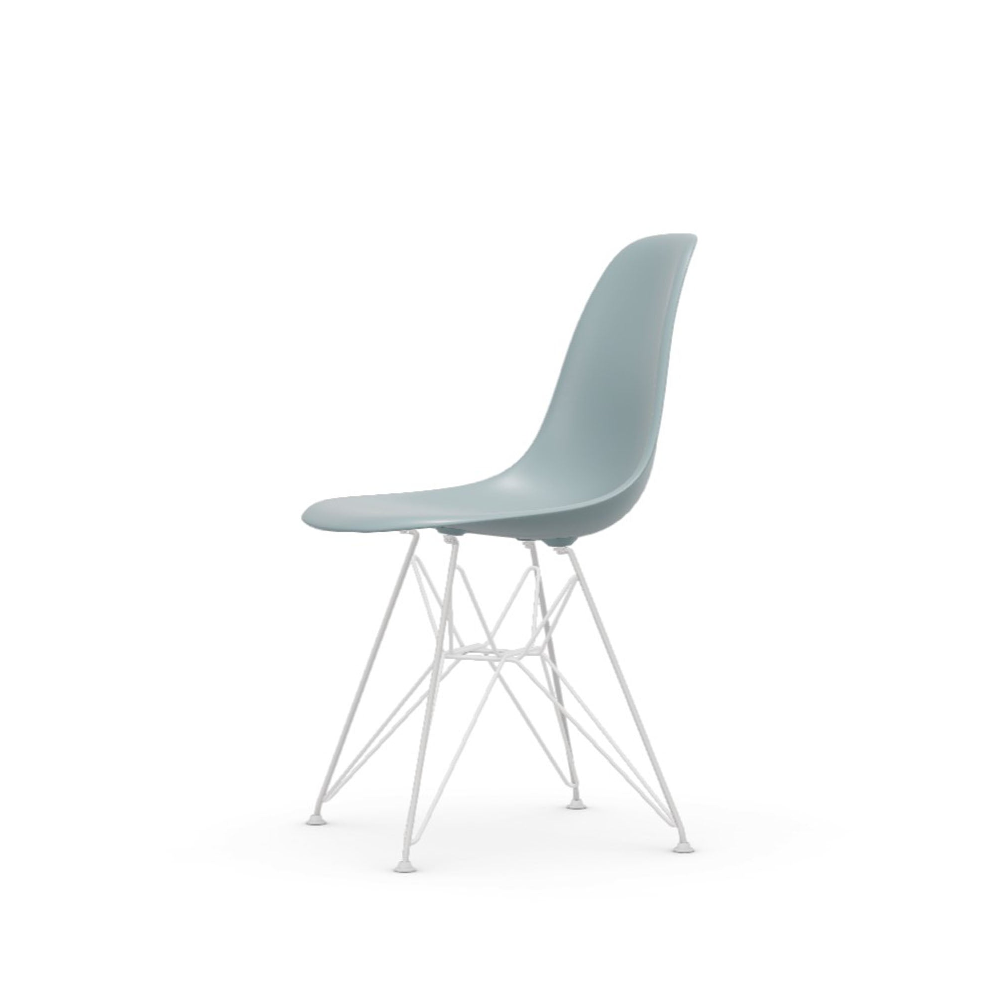 Eames Plastic RE DSR scaun cu baza albă