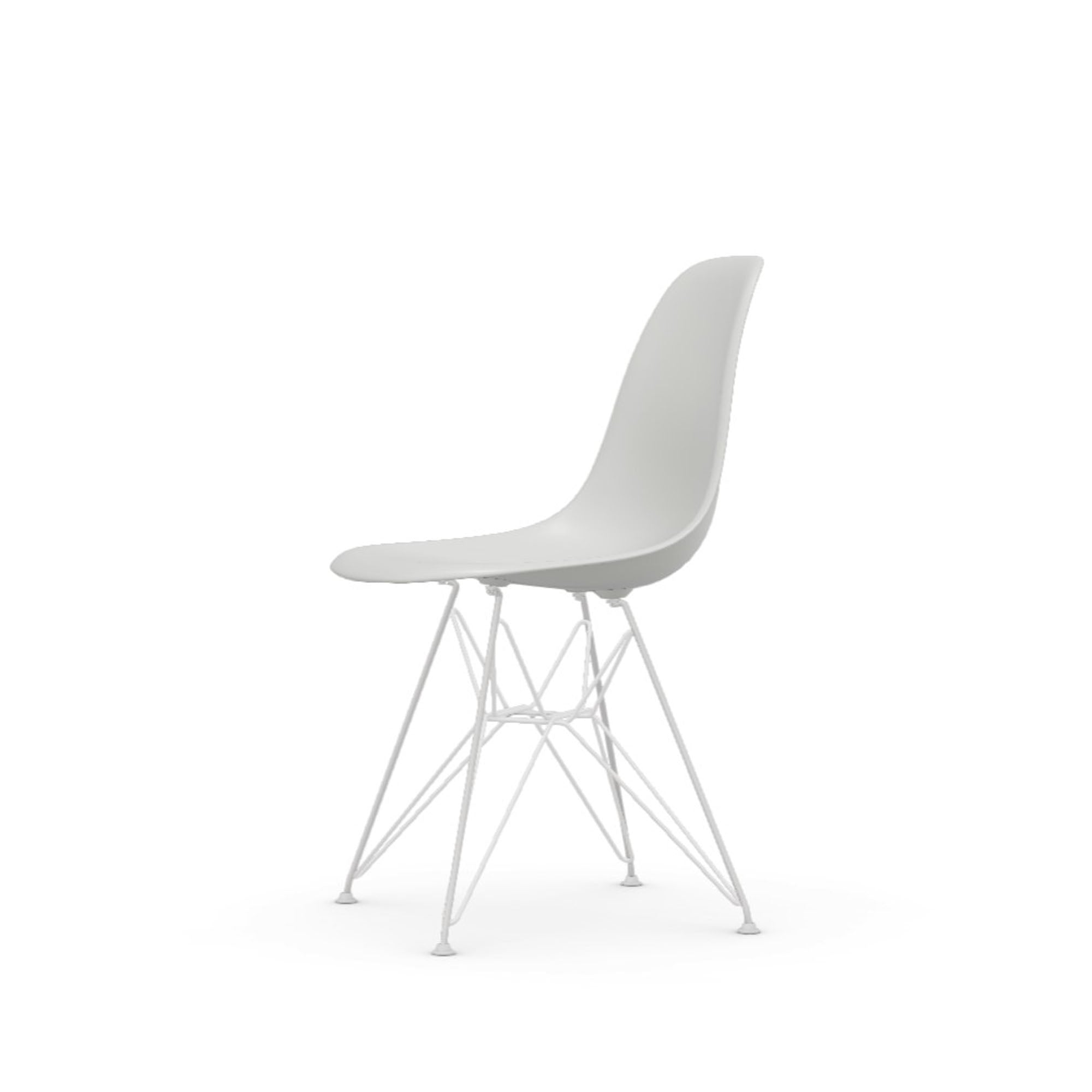 Eames Plastic RE DSR scaun cu baza albă