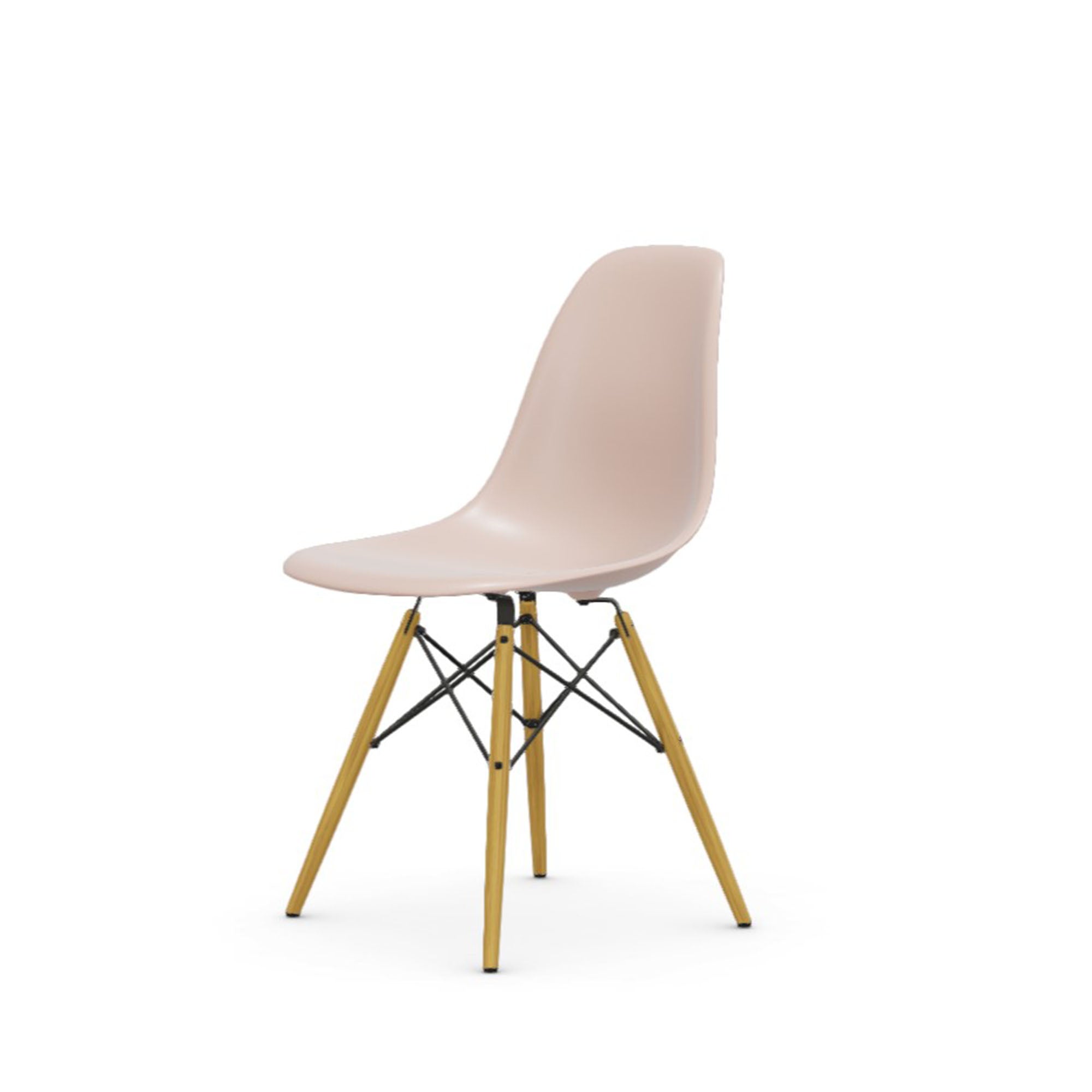 Eames Plastic RE DSW scaun cu picioare arțar