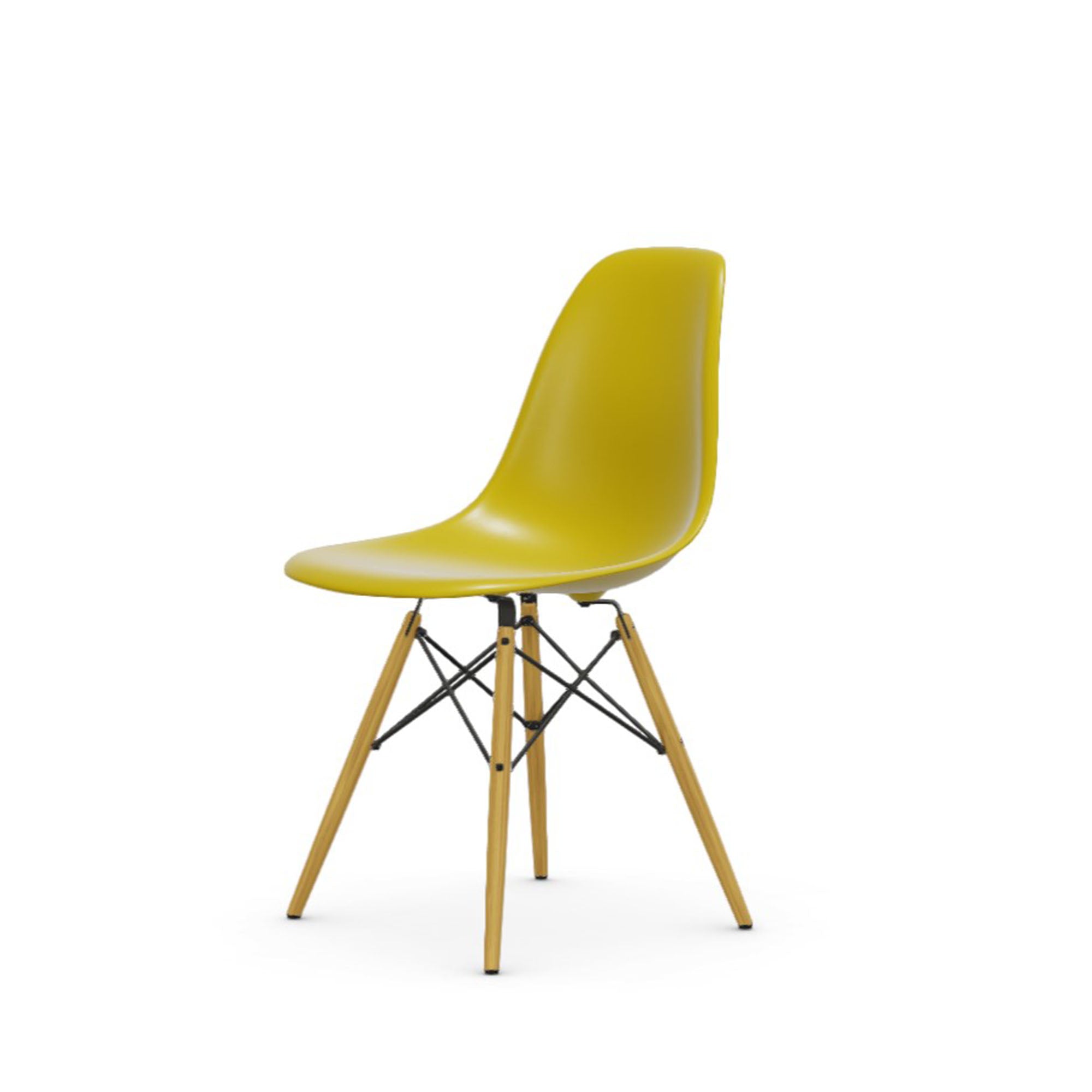 Eames Plastic RE DSW scaun cu picioare arțar