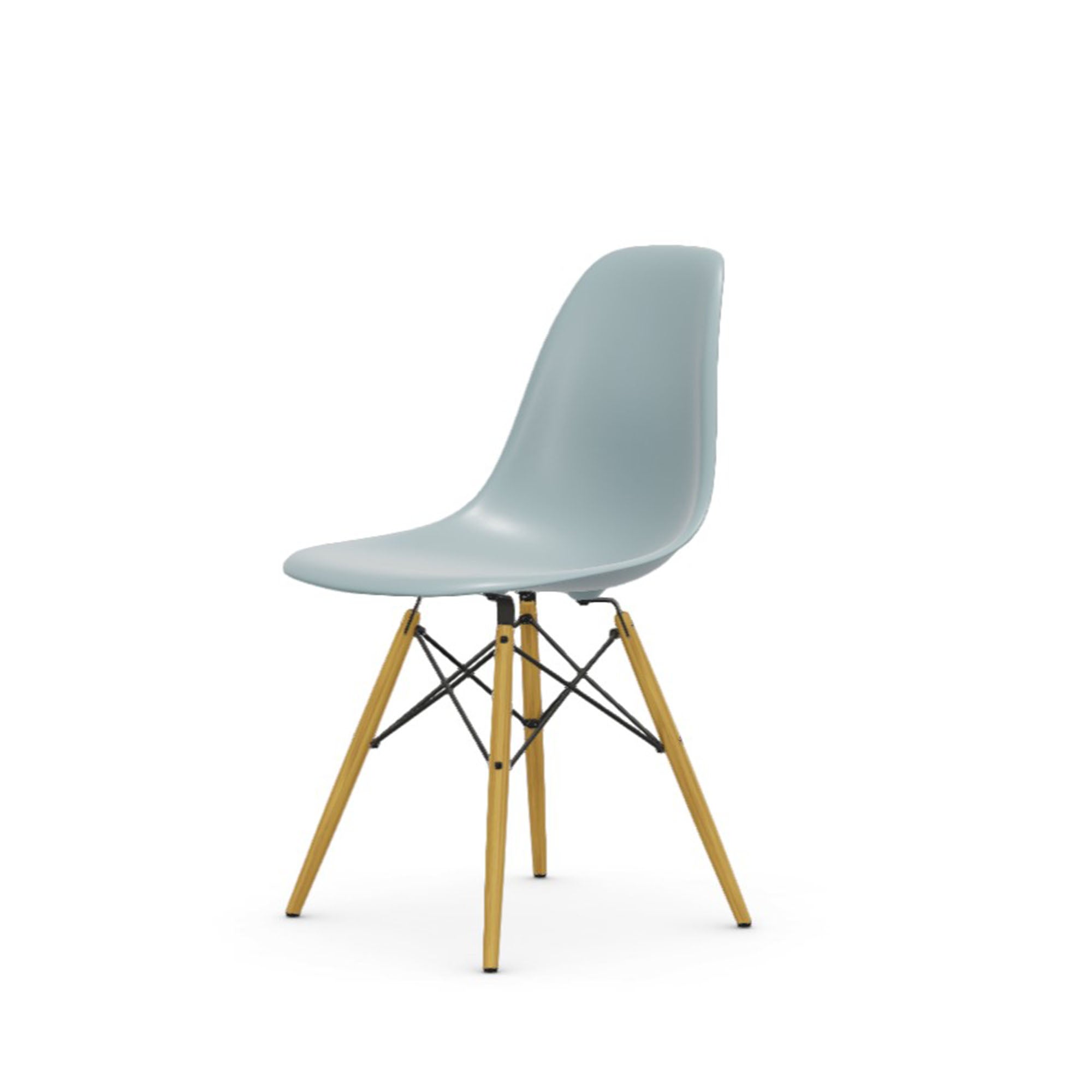 Eames Plastic RE DSW scaun cu picioare arțar