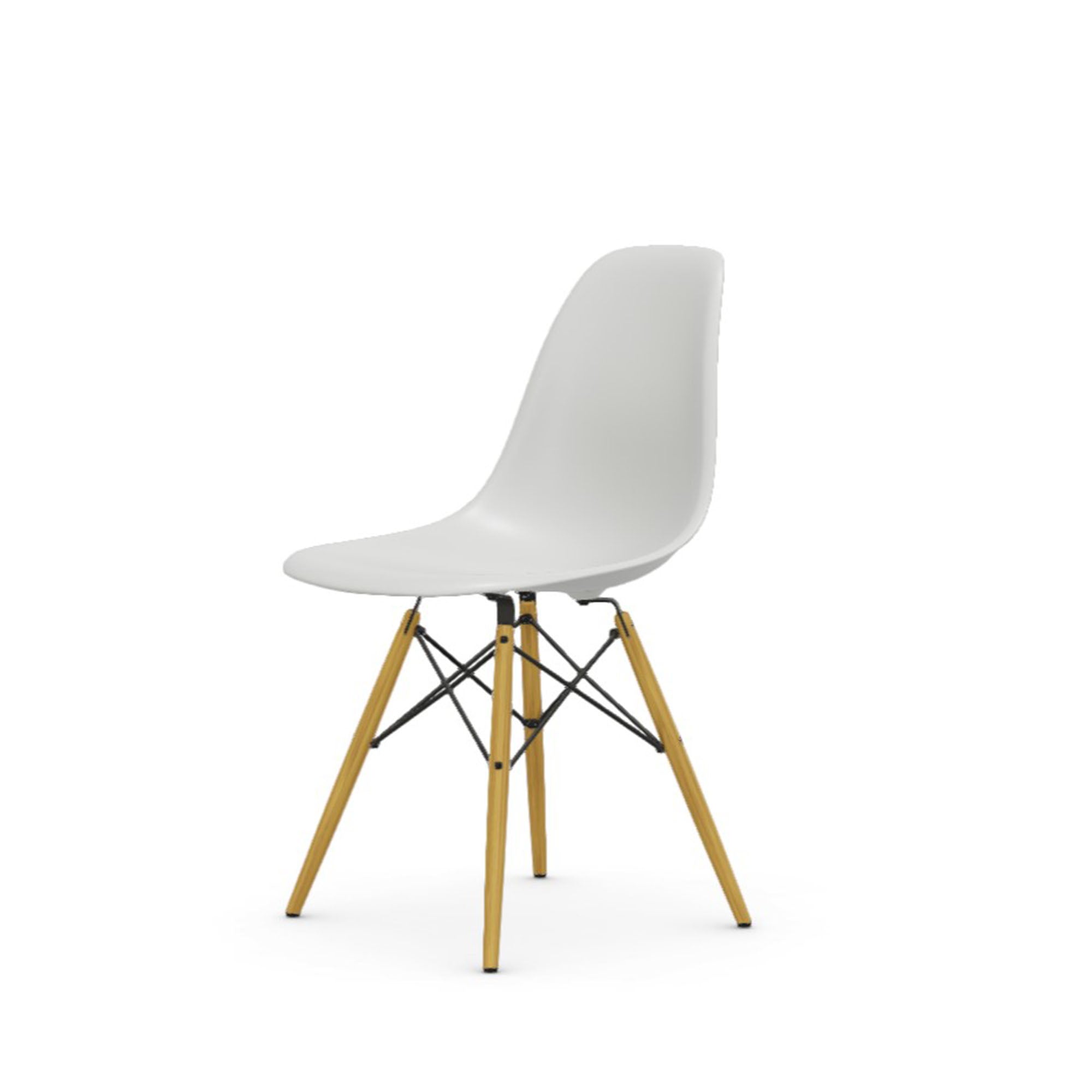 Eames Plastic RE DSW scaun cu picioare arțar