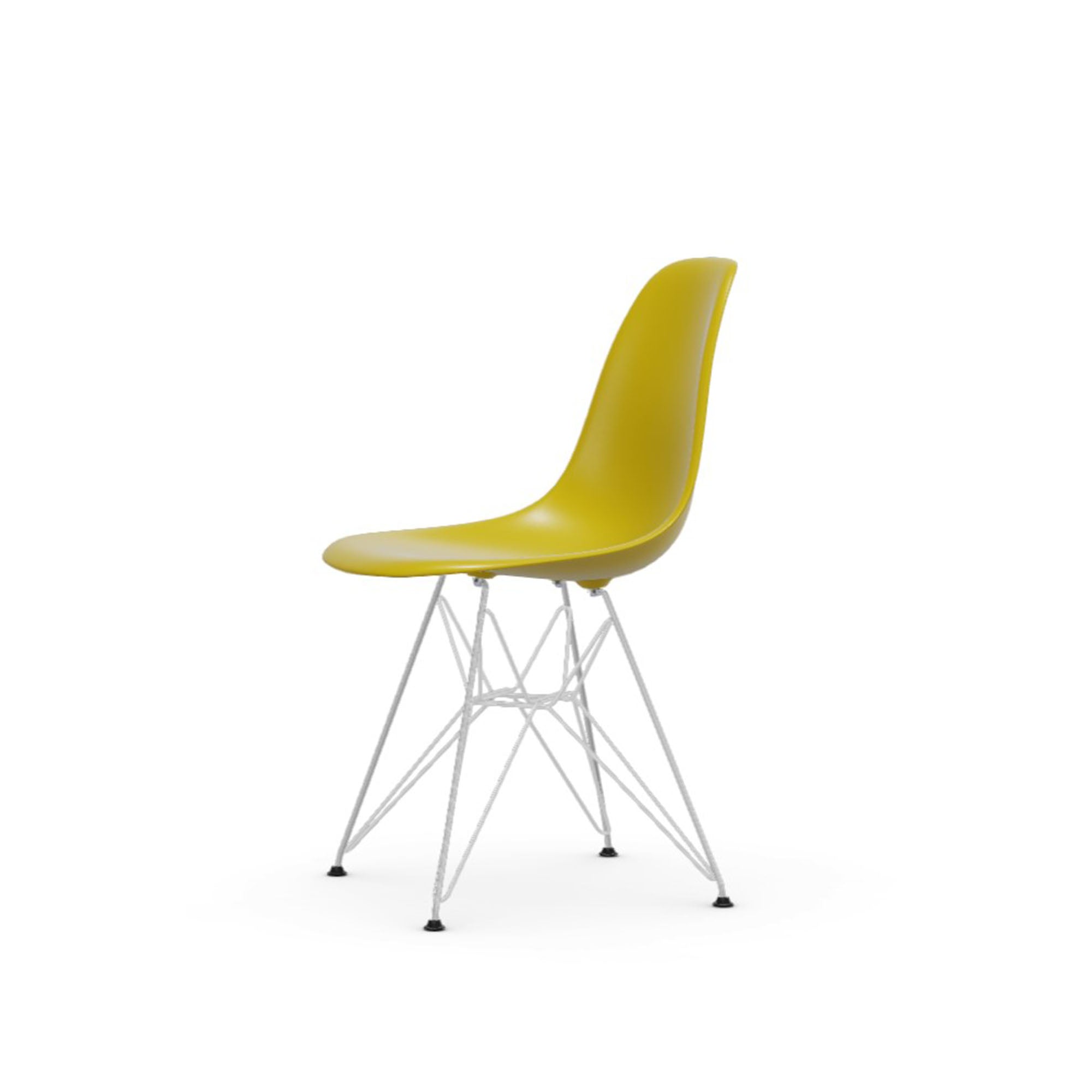 Eames Plastic RE DSR scaun cu baza cromată