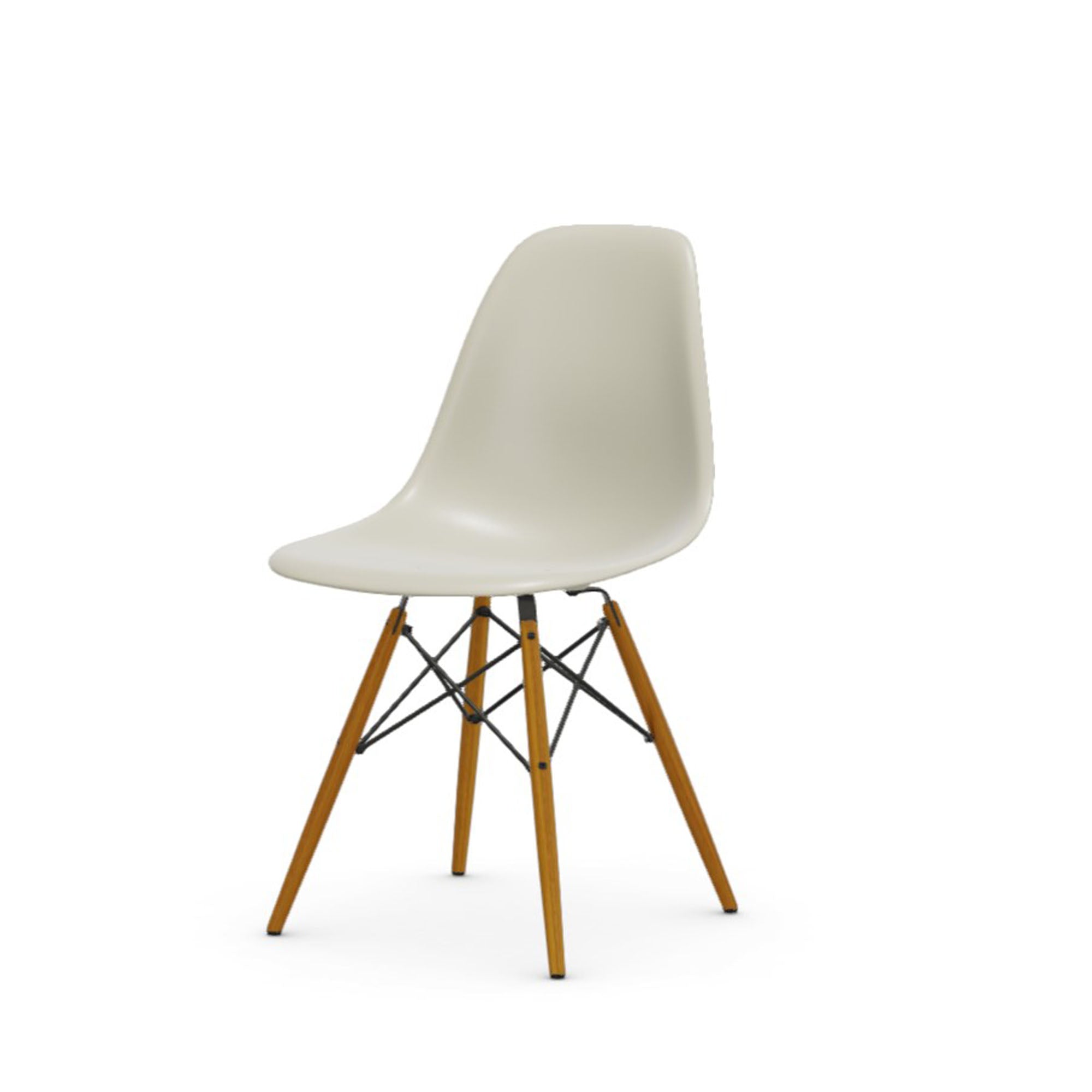 Eames Plastic RE DSW scaun cu picioare frasin natur