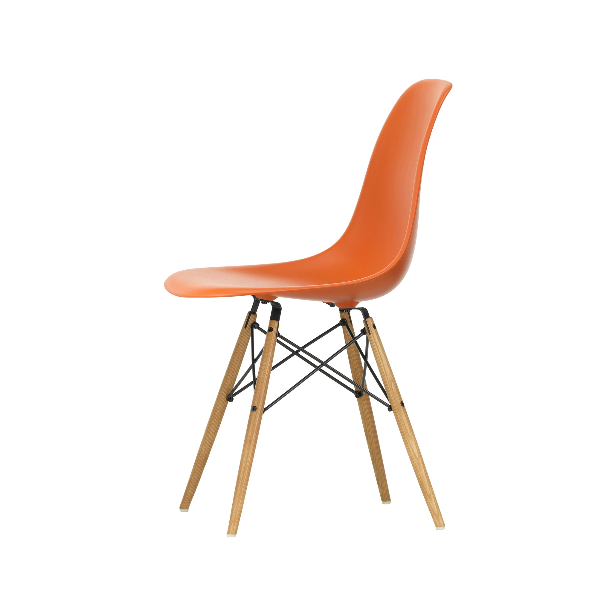 Eames Plastic DSW scaun cu picioare frasin natur