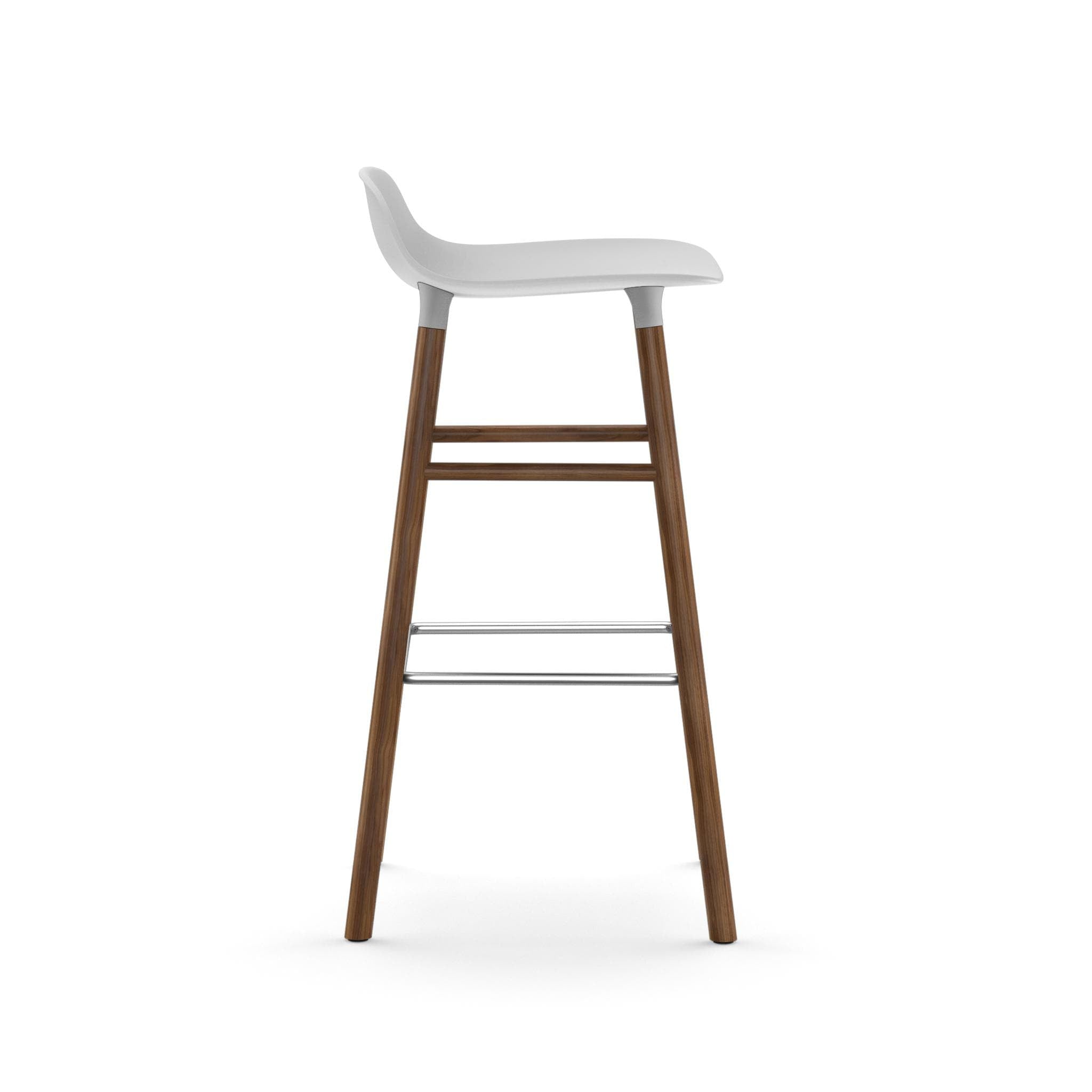 Form de bar 75 cm cu bază nuc