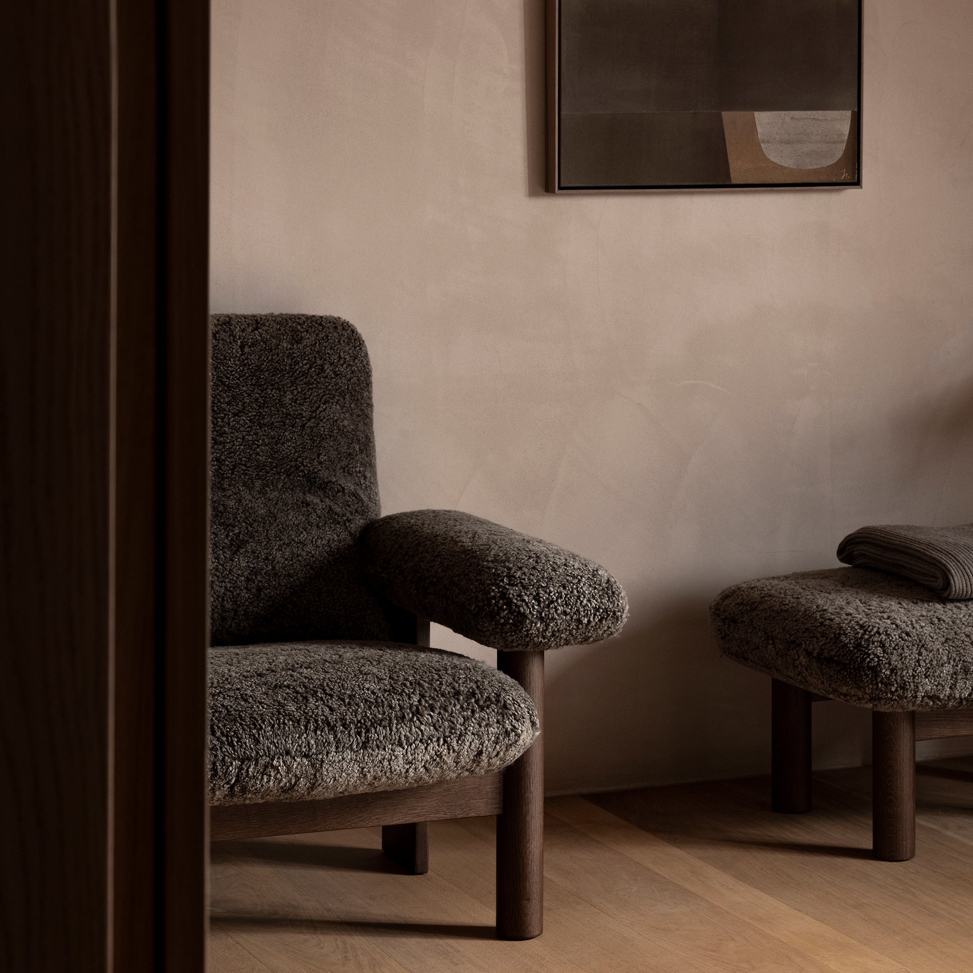 Brasilia Lounge Chair, fotoliu cu ottoman