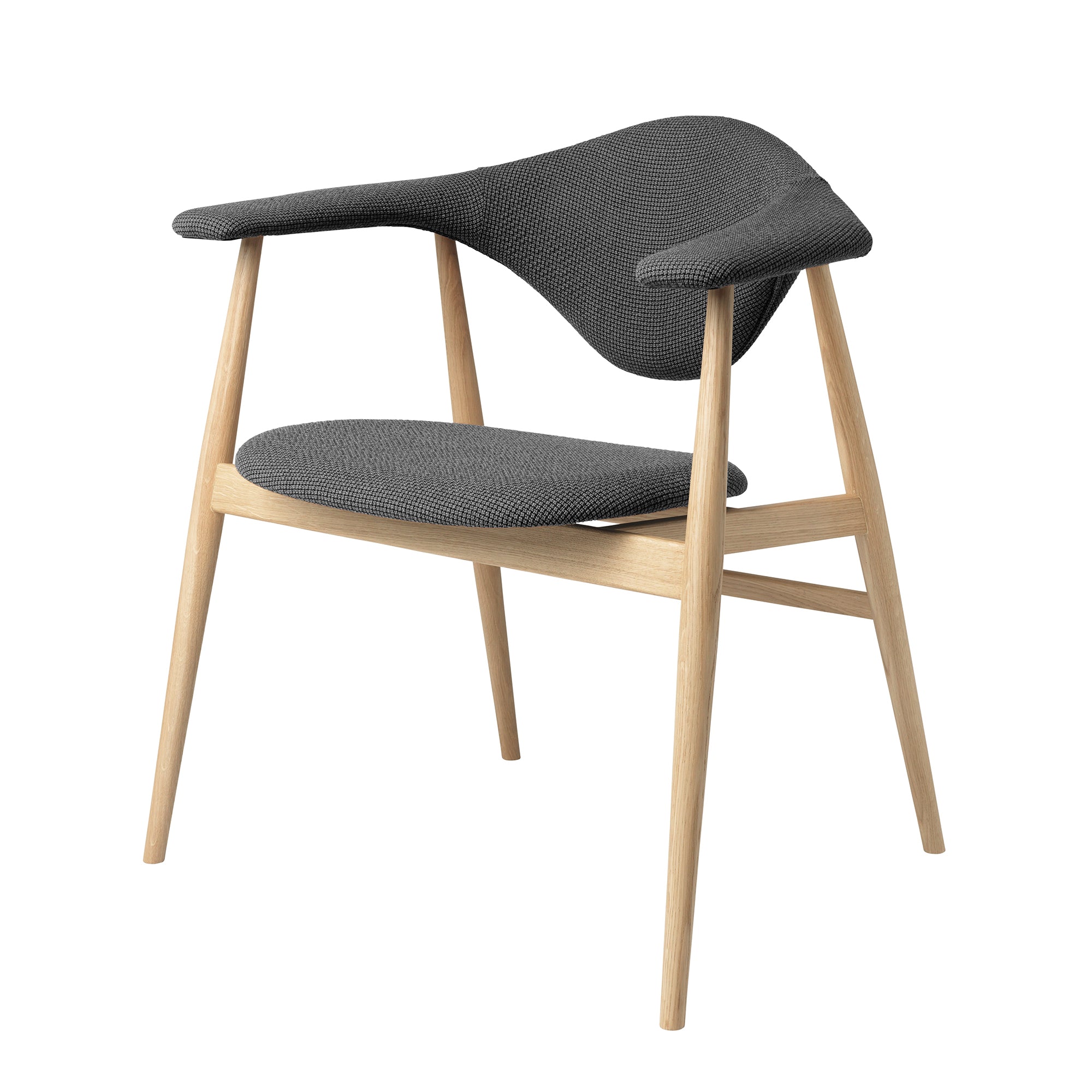 Masculo scaun de dining cu picioare din lemn