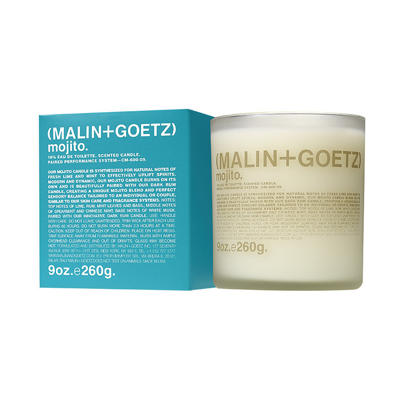 Lumânare cu parfum de mojito produsă de Malin+Goetz