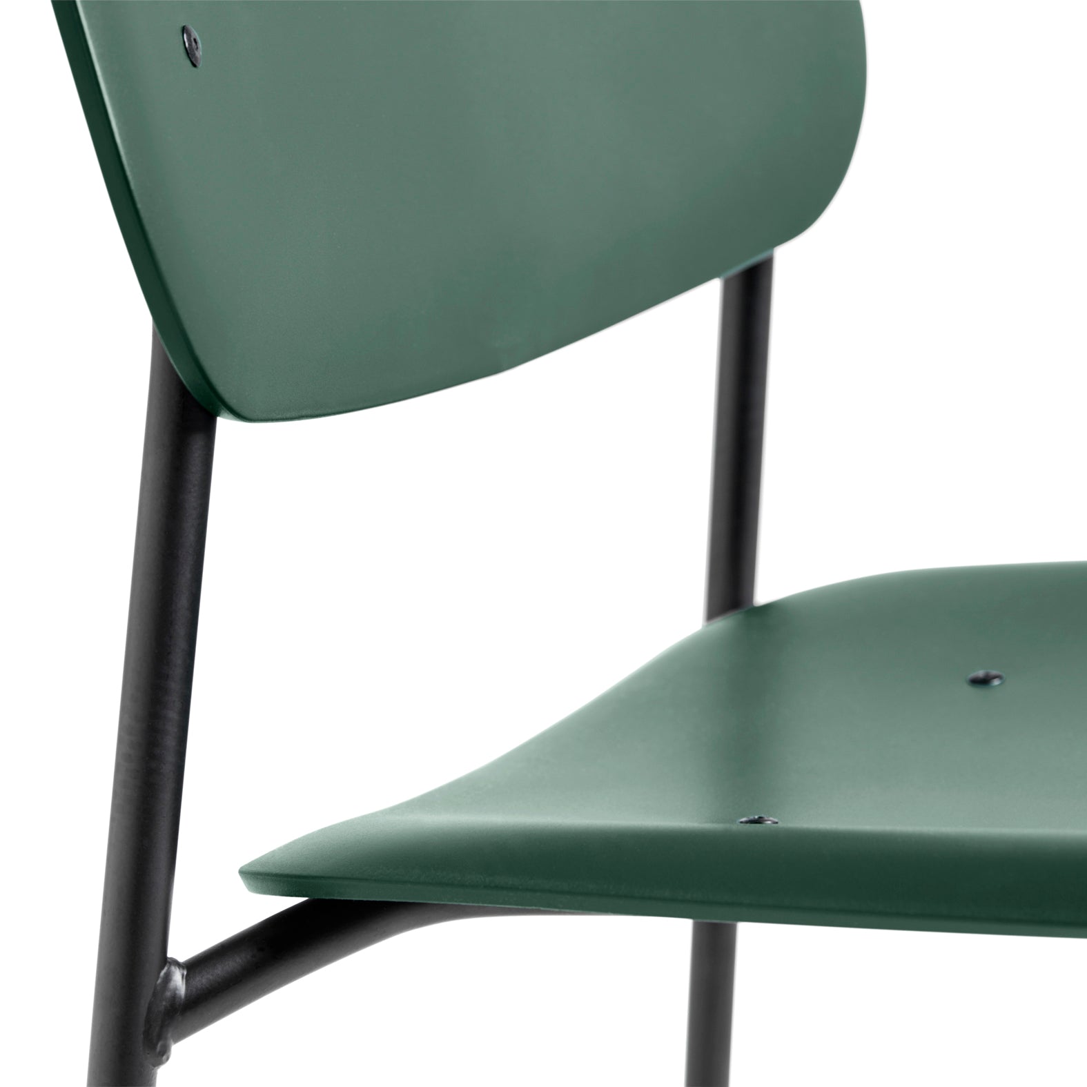 Soft Edge 45 scaun din plastic cu baza metalică