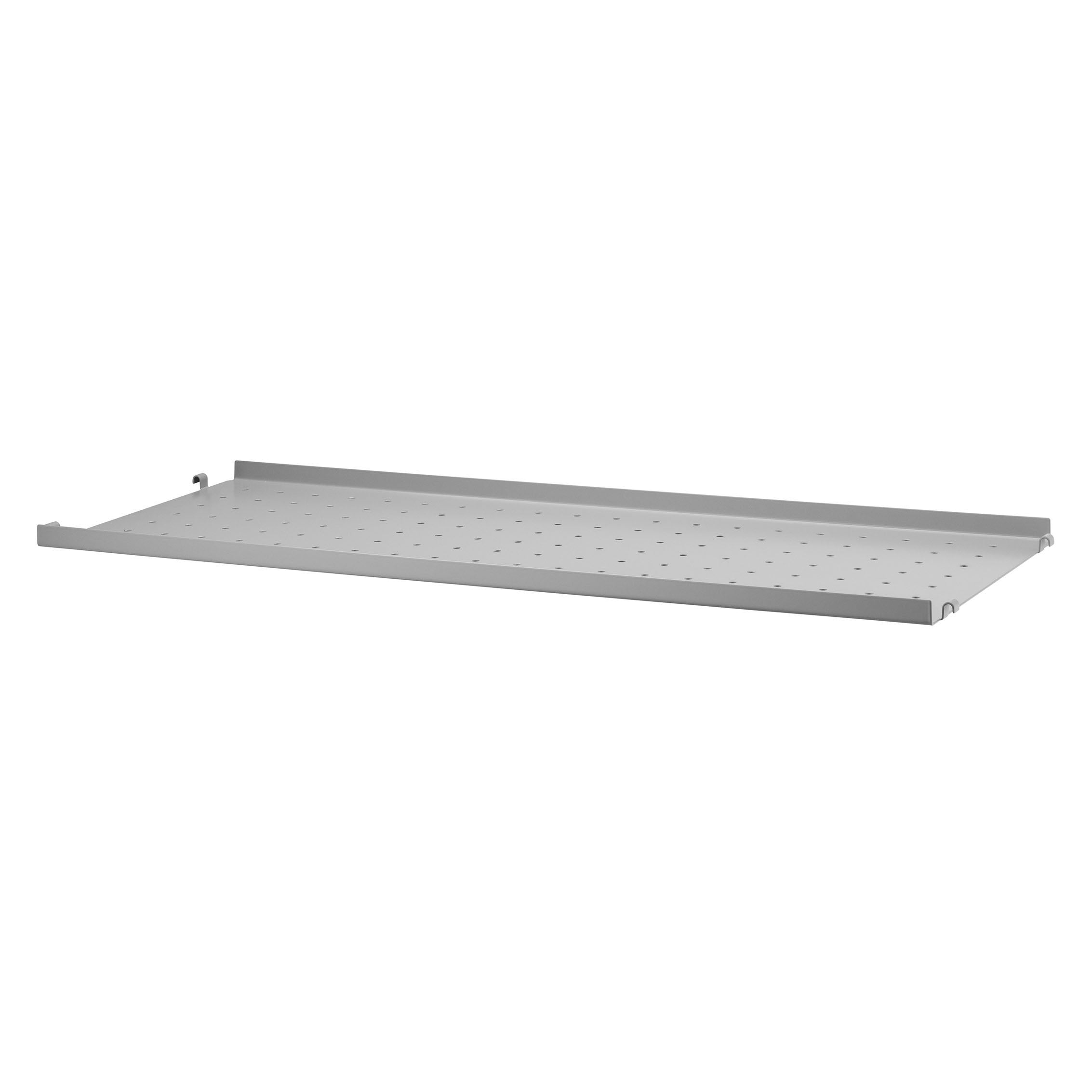 Metal shelf low edge raft metalic
